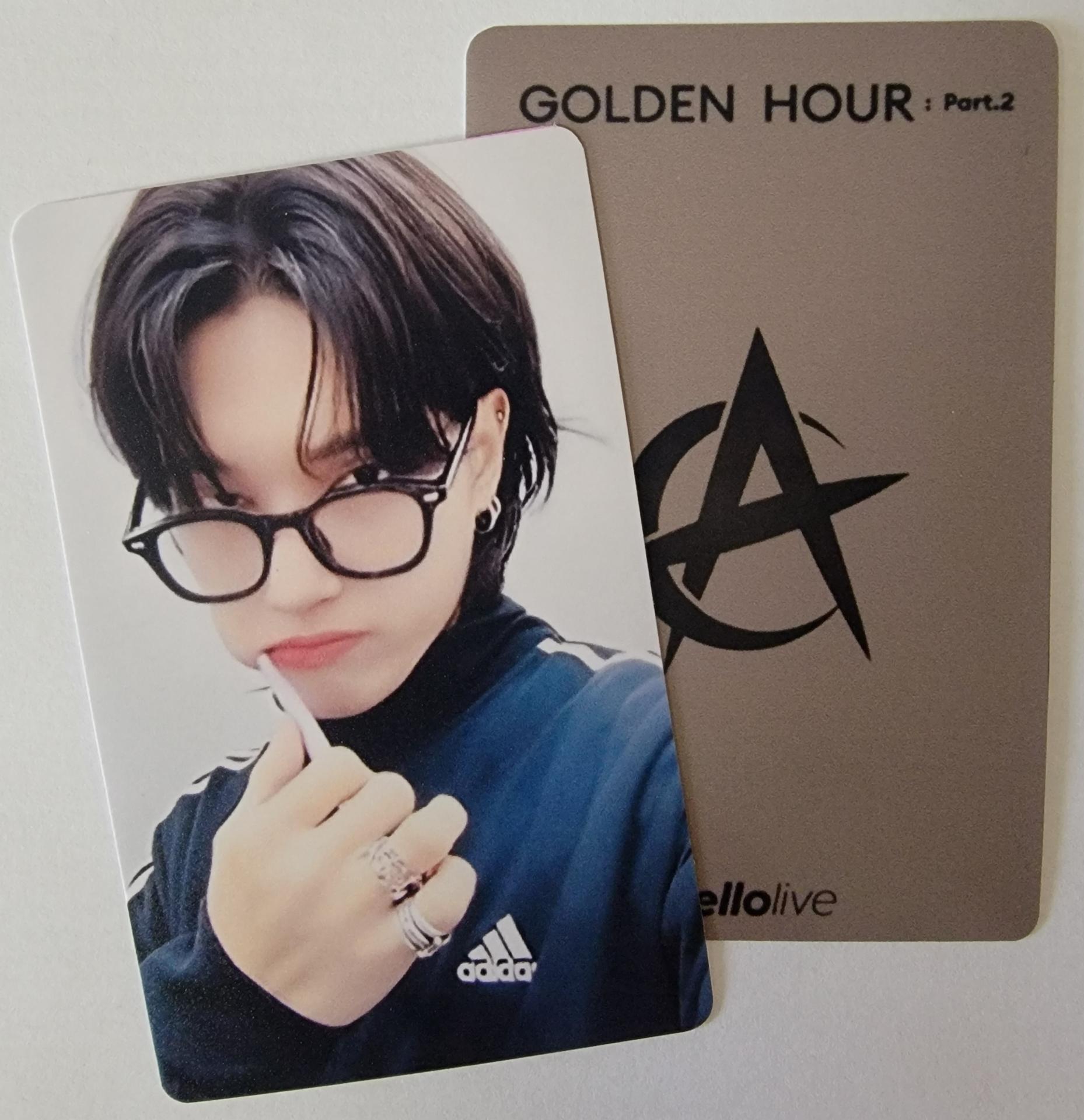 ATEEZ Golden Hour pt2 Hello Live Lucky Draw Photocards
