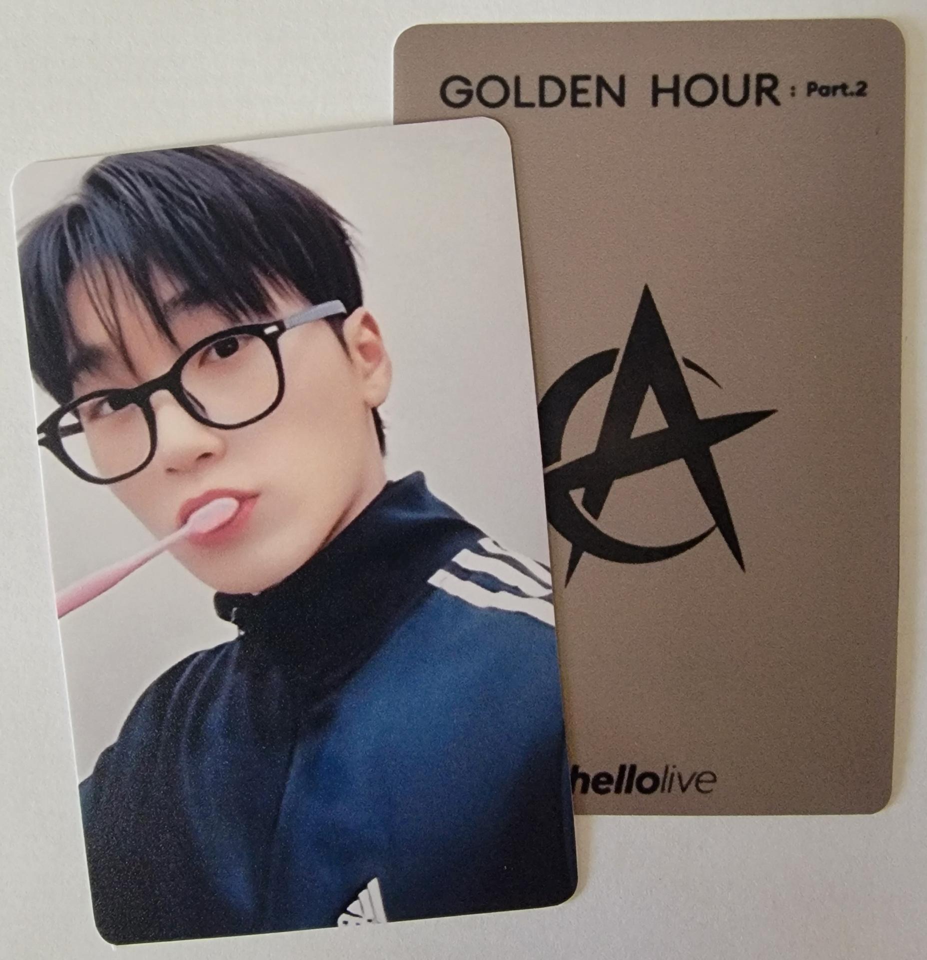 ATEEZ Golden Hour pt2 Hello Live Lucky Draw Photocards