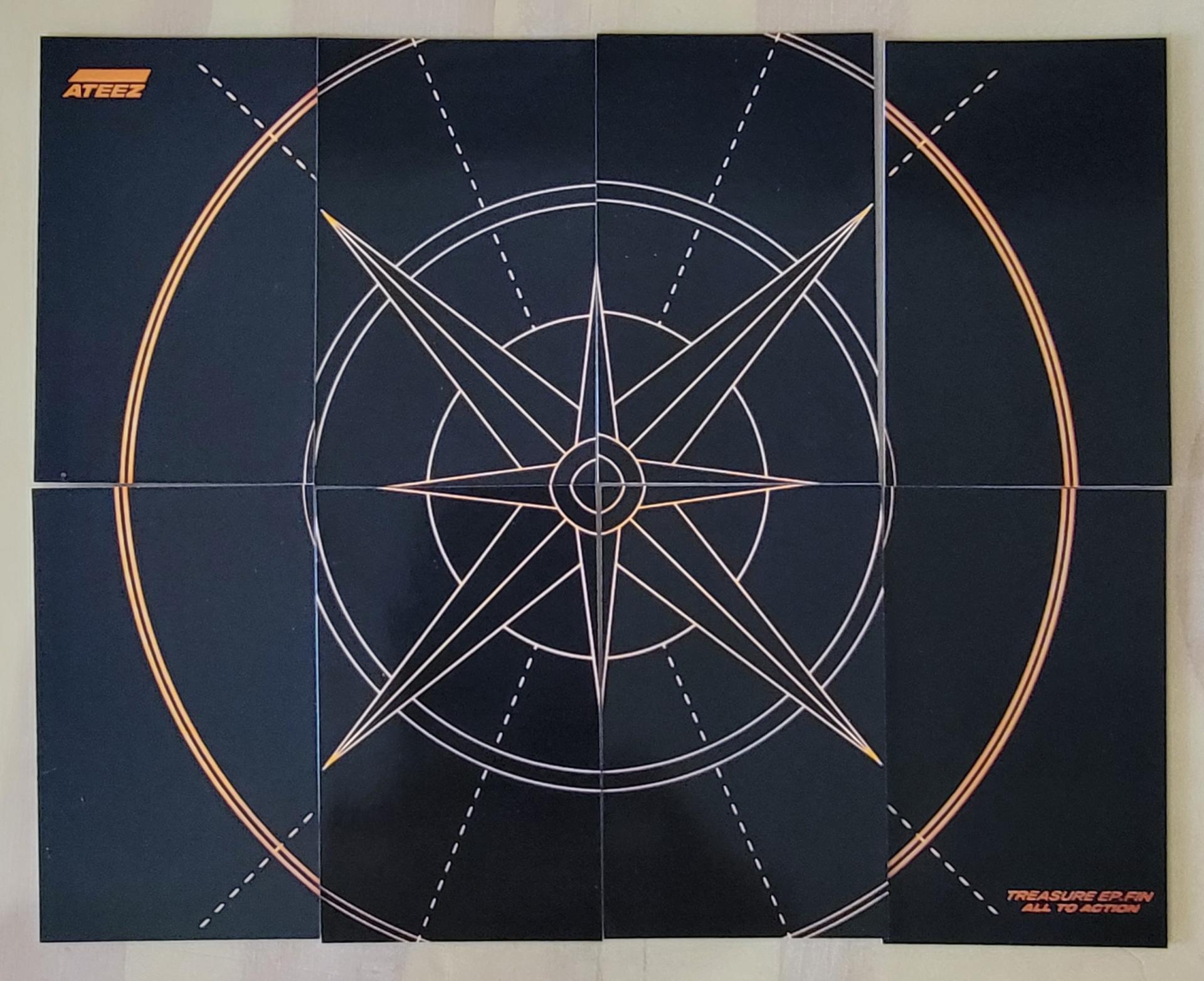 Ateez - Treasure Ep Fin : All To Action 1st Anniversary Edition Photocards