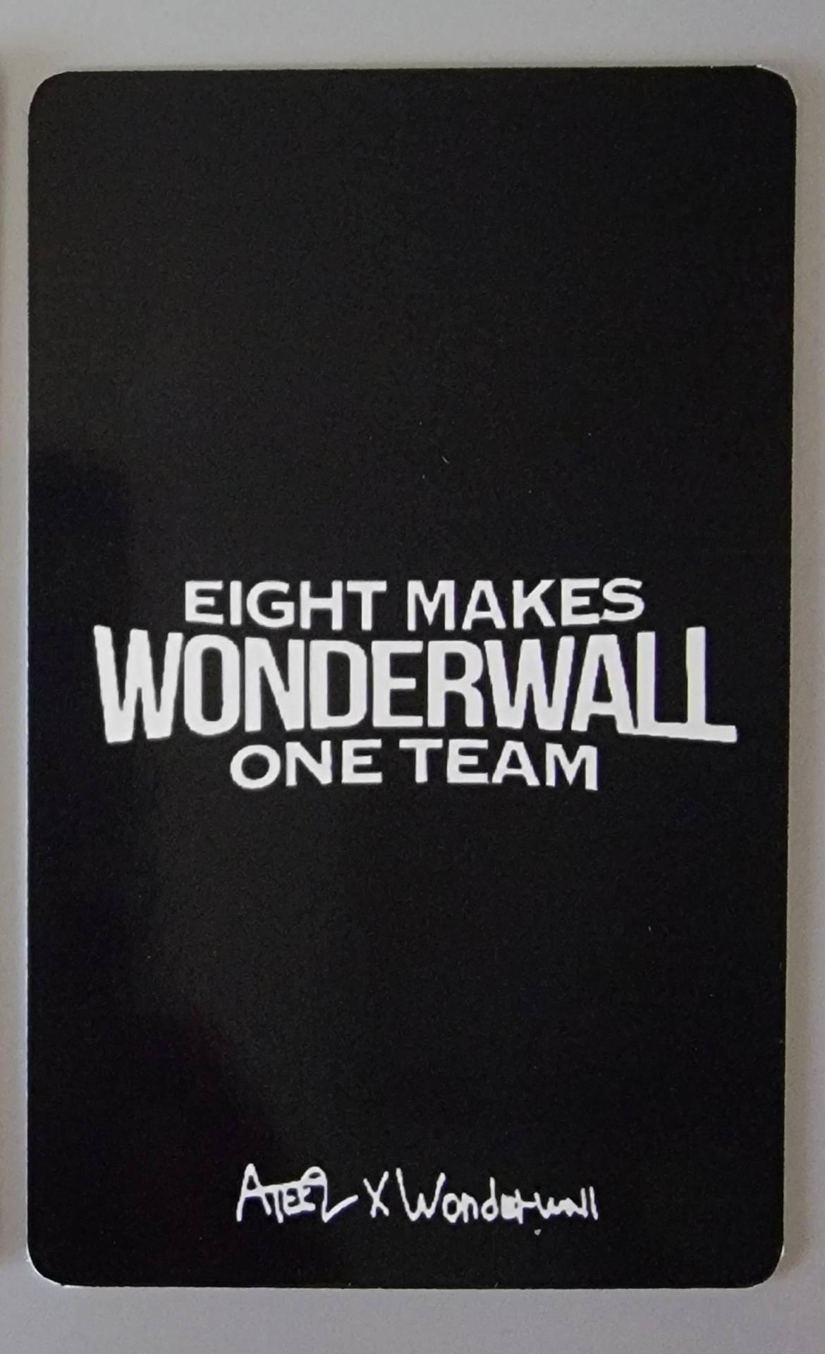 ATEEZ Seonghwa Wonderwall  Eight Makes One Team Photocards