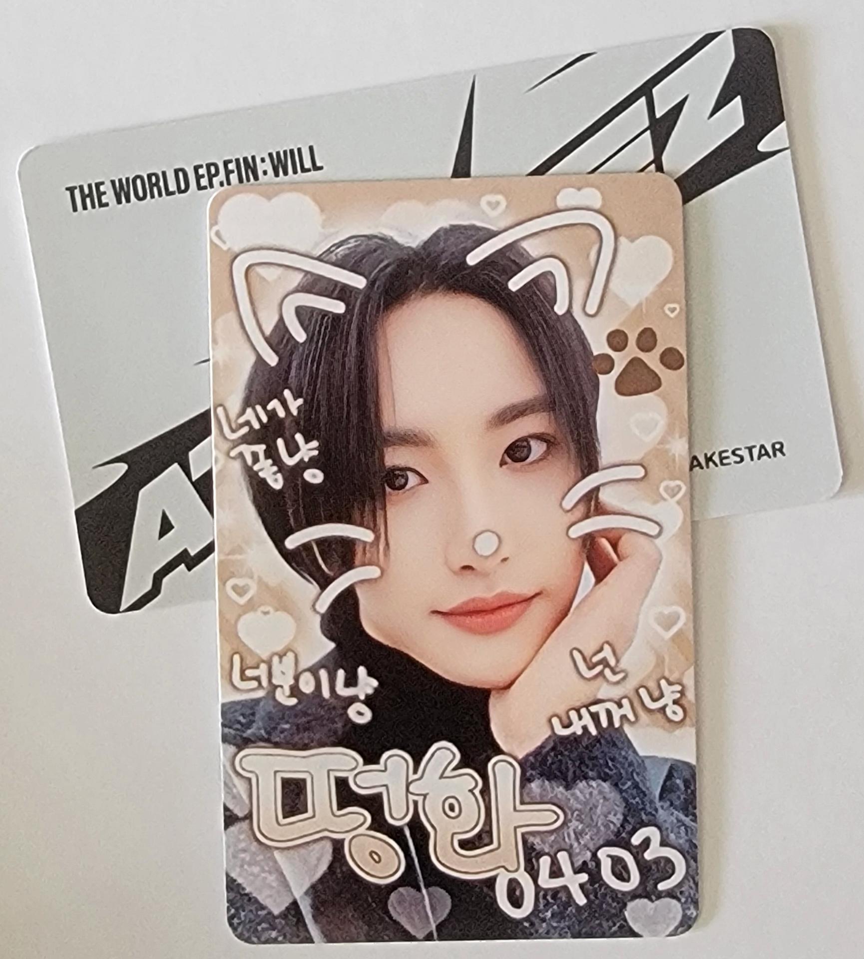 ATEEZ The World Ep. Fin: Will - Makestar Photocards