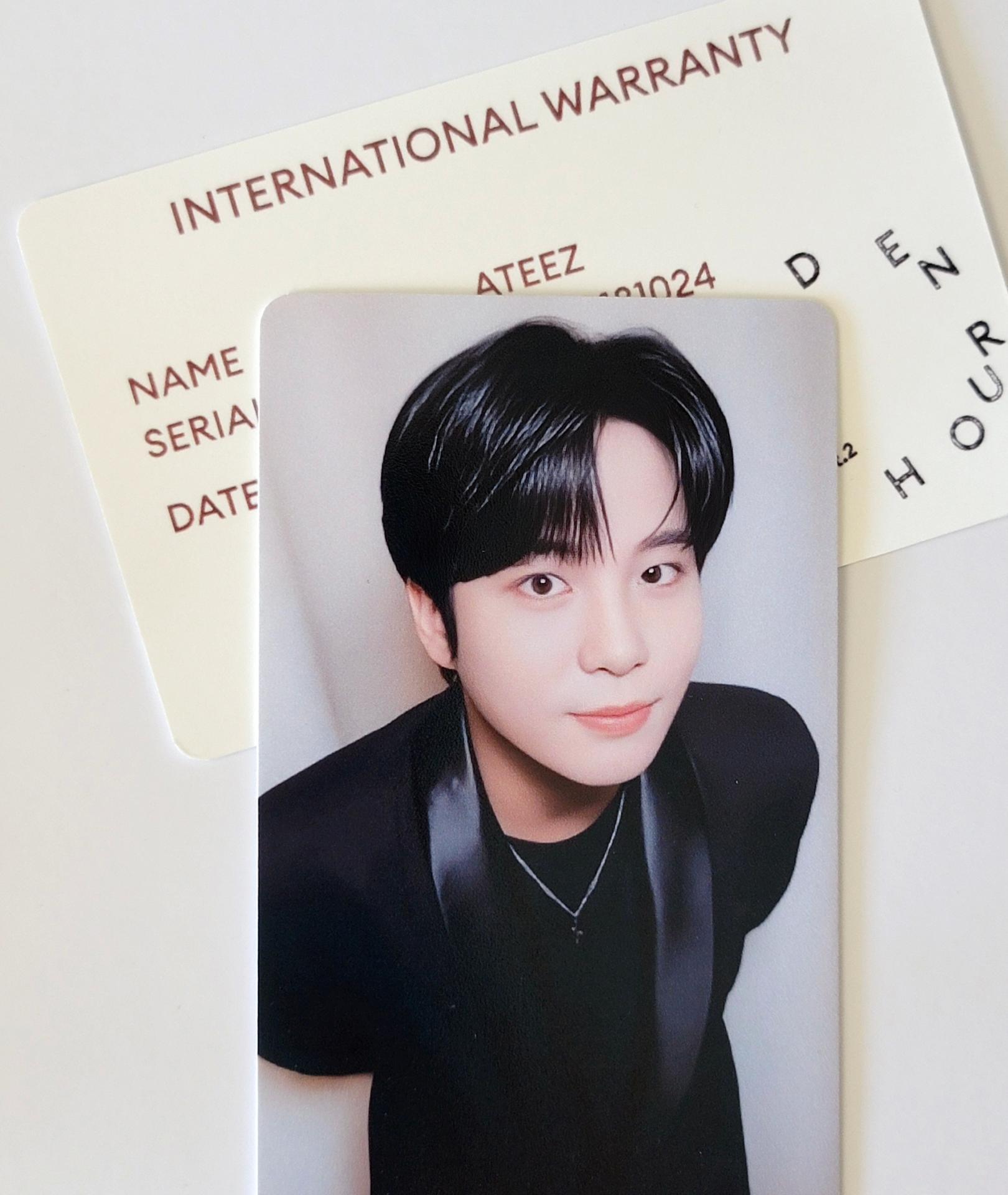 ATEEZ Golden Hour 2 Pt.Z Diary Version Photocards