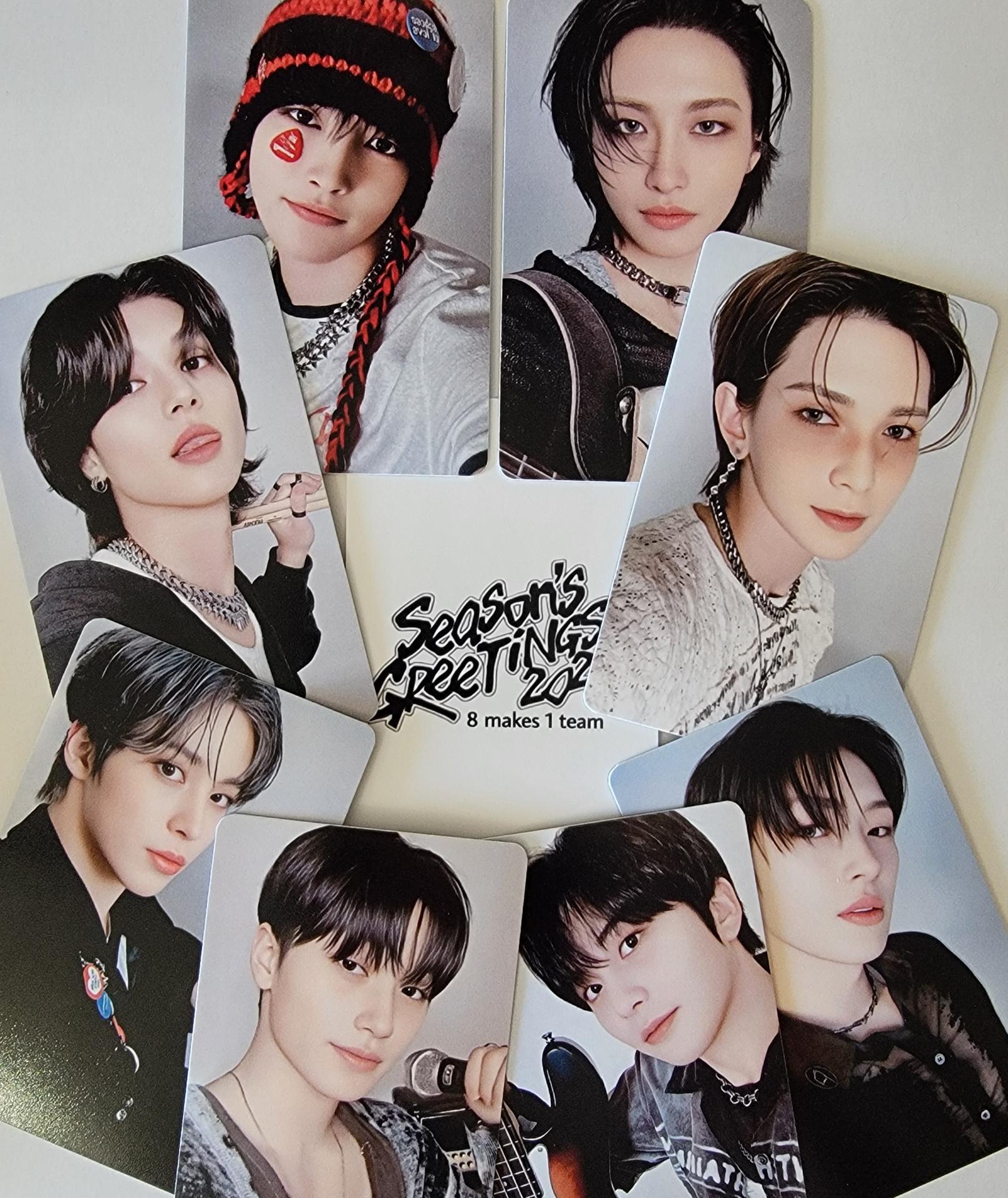 Ateez Seasons Greetings 2025 Photocards