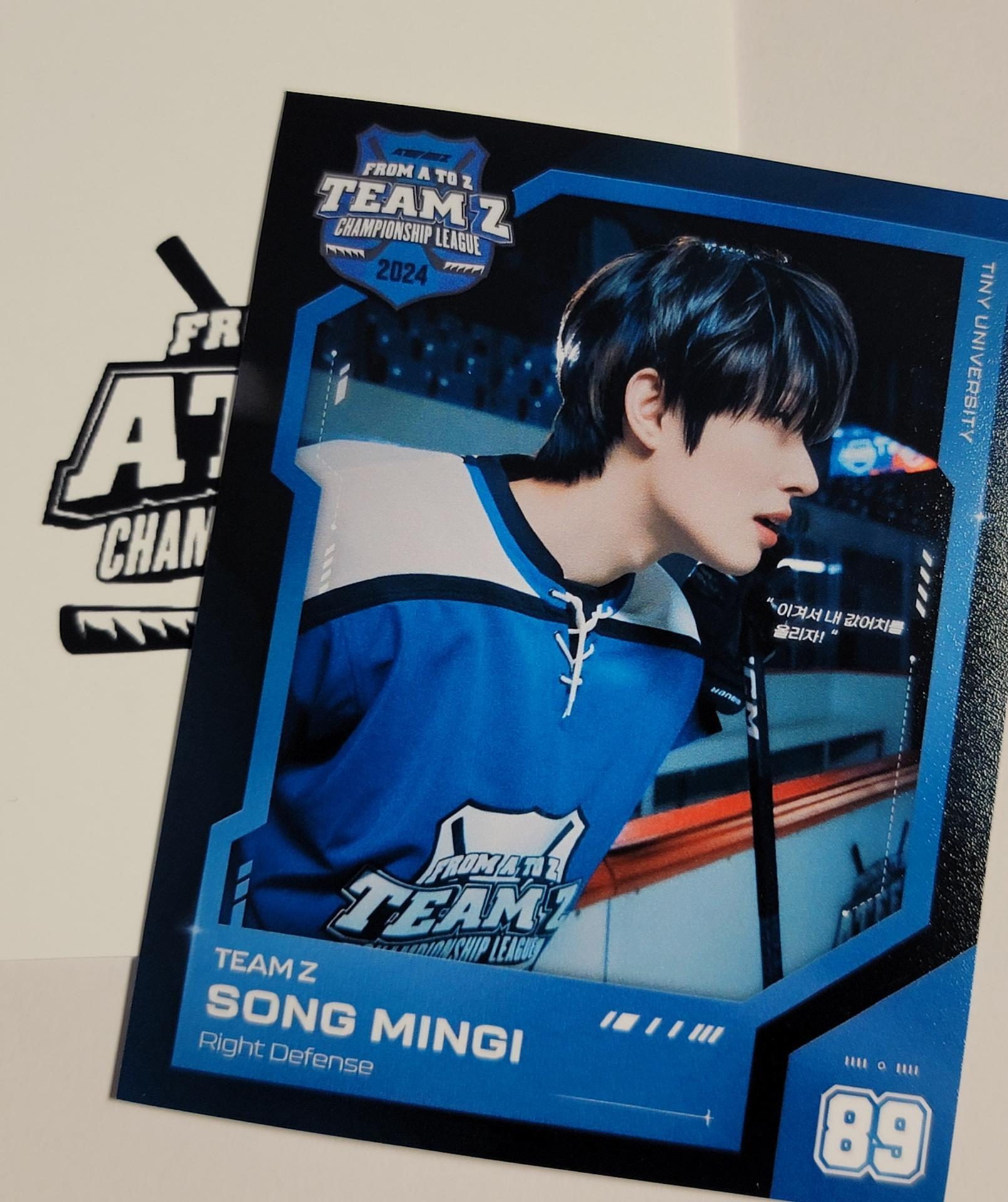 ATEEZ from A to Z 5th Membership Kit Hockey Photocards