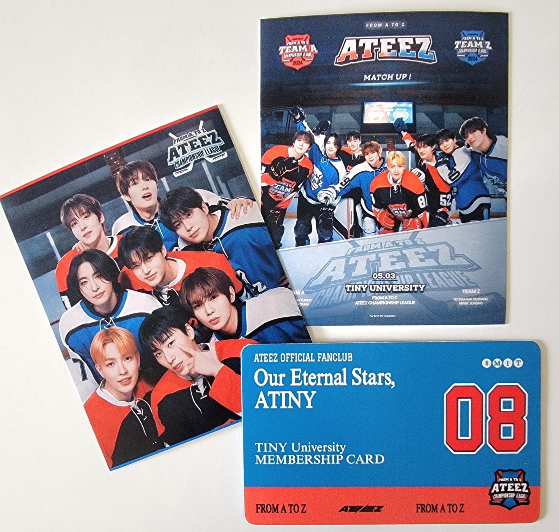 ATEEZ  - 2024 Personalized 5th Membership Card