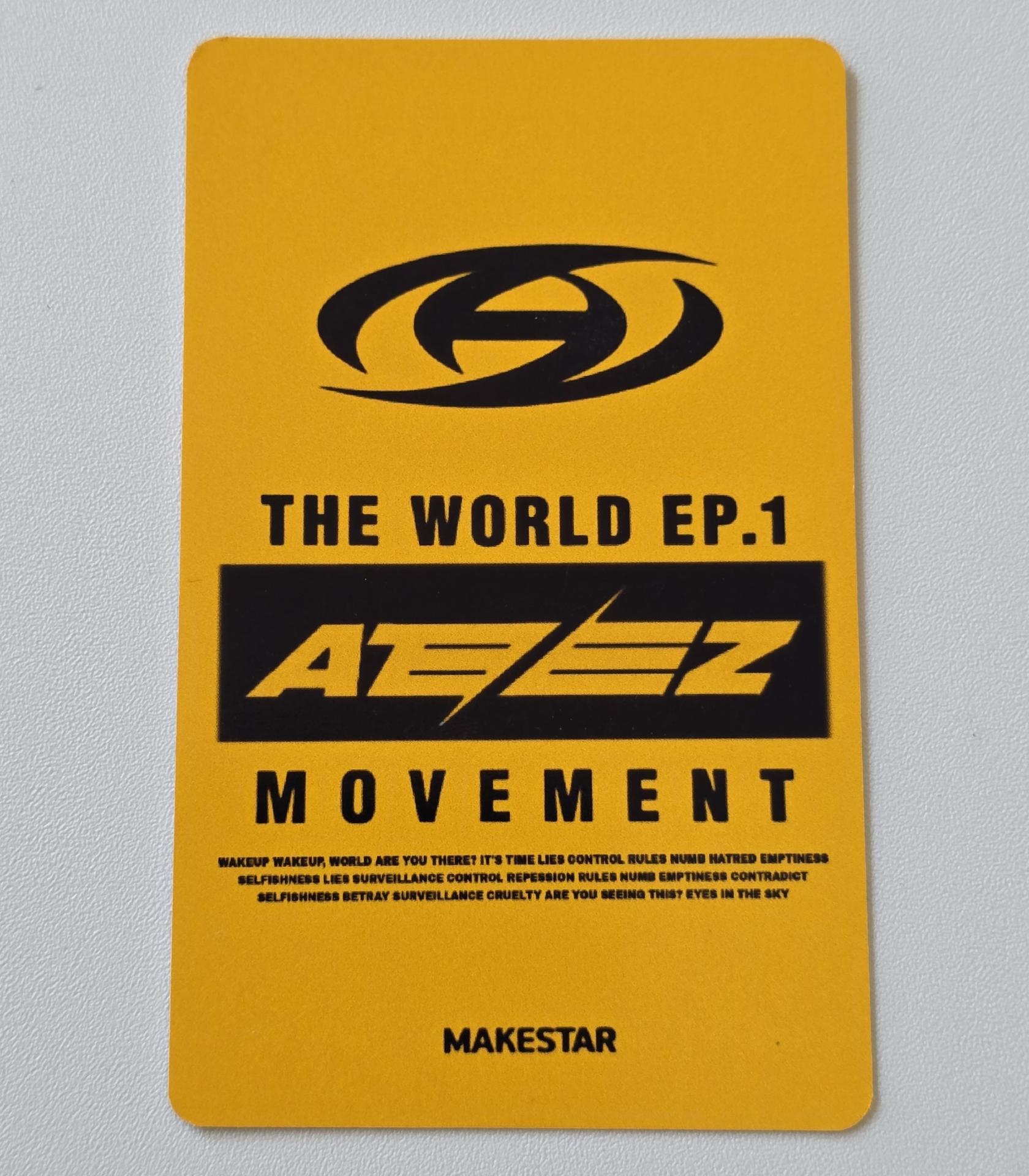 ATEEZ Movement Makestar VC Event Winner Photocards