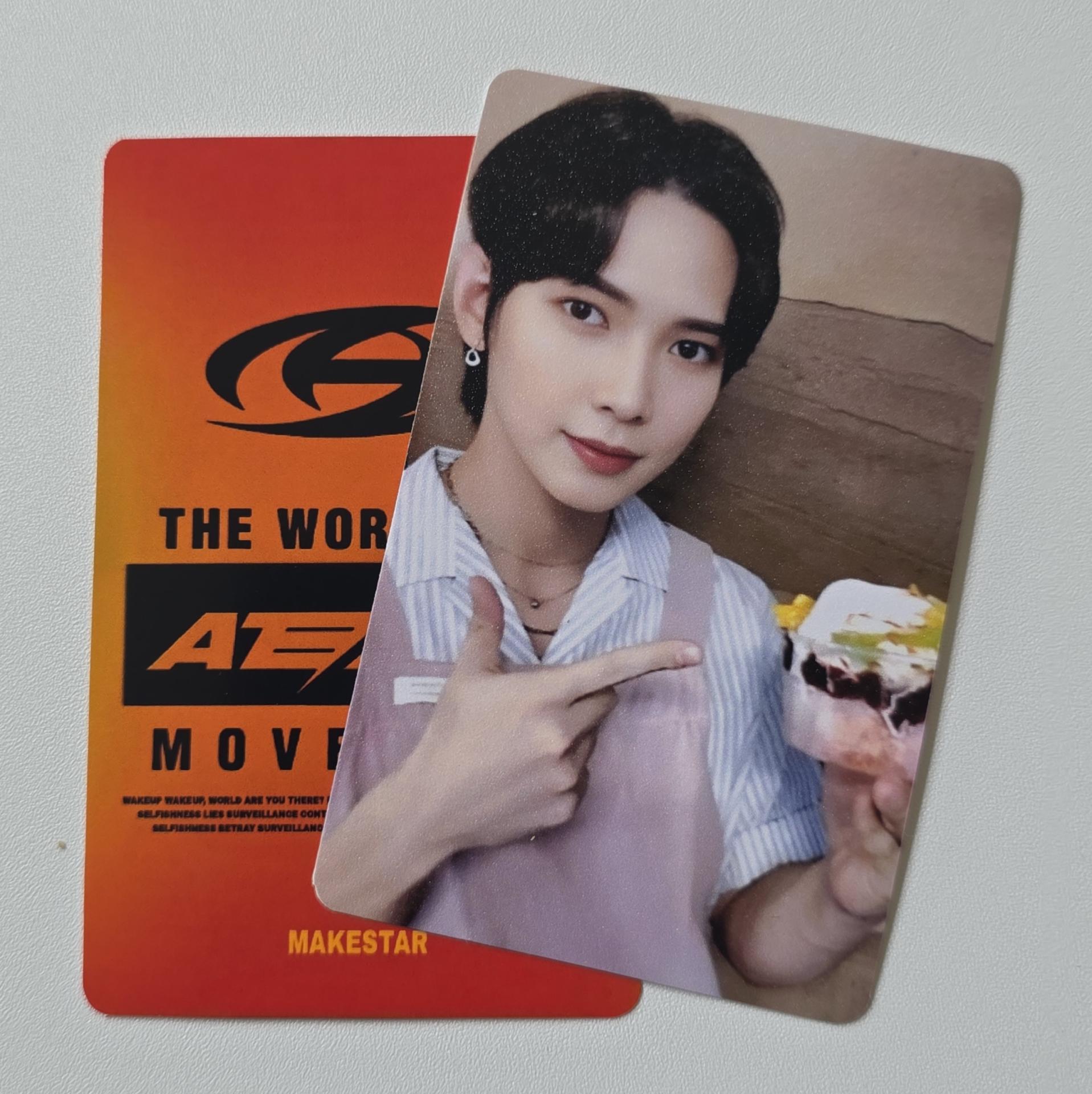 ATEEZ Movement Fan sign Makestar Cafe Staff Photocards