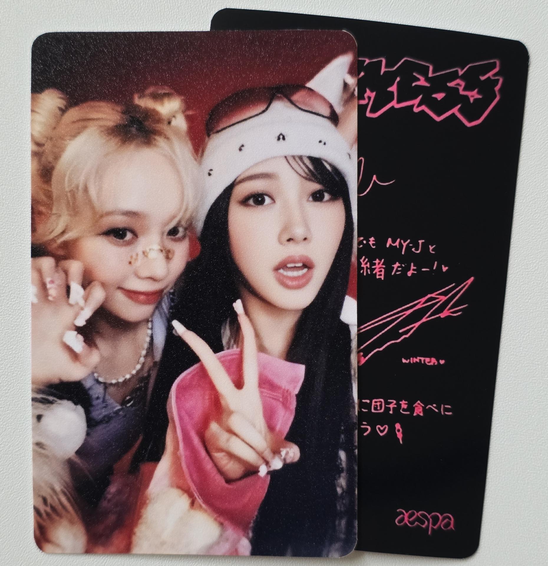 Aespa: Hot Mess Warner Music POB Giselle & Winter Unit Photocards 