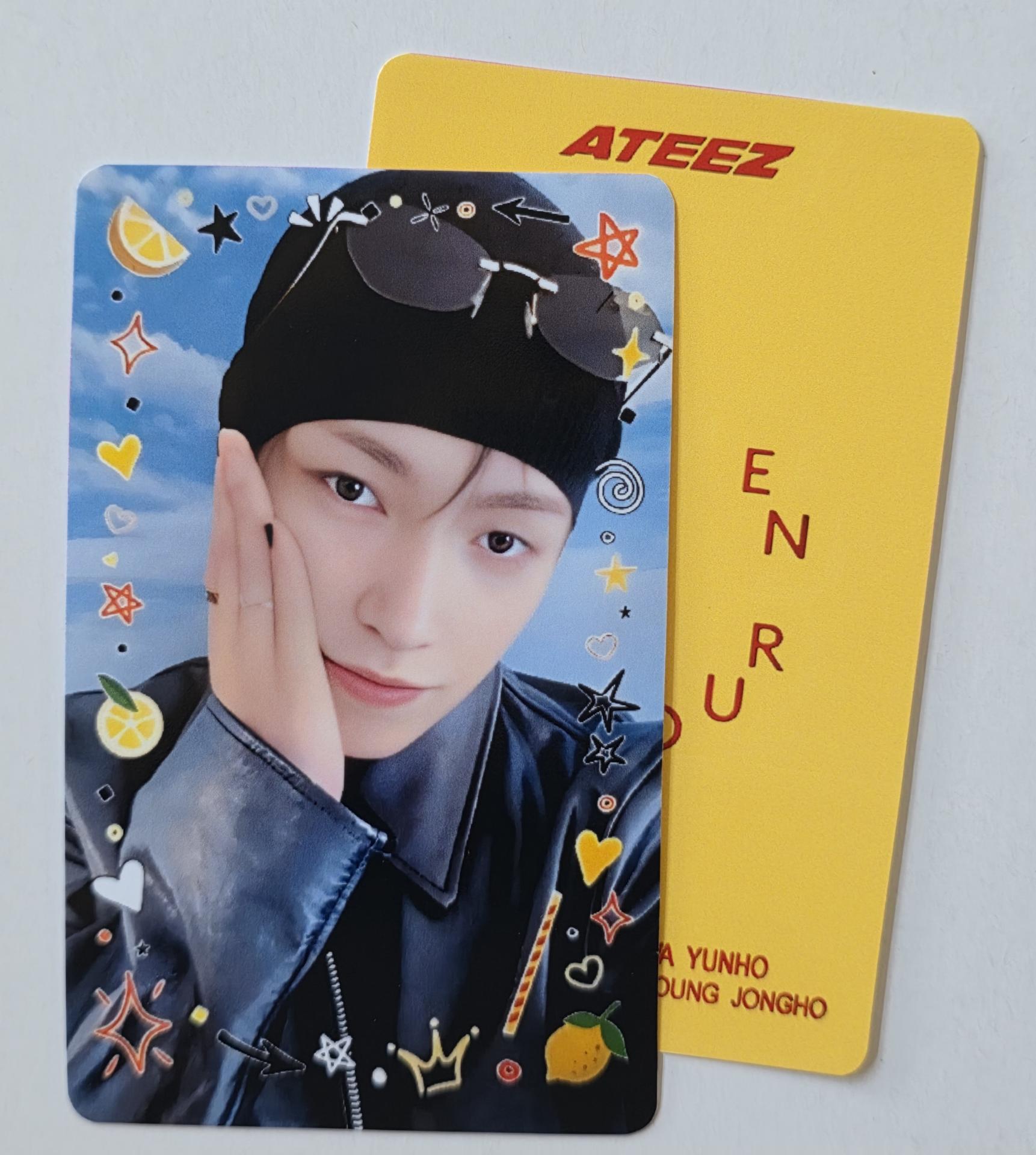 ATEEZ Golden Hour 3 Lemon Drop Broadcast Photocards