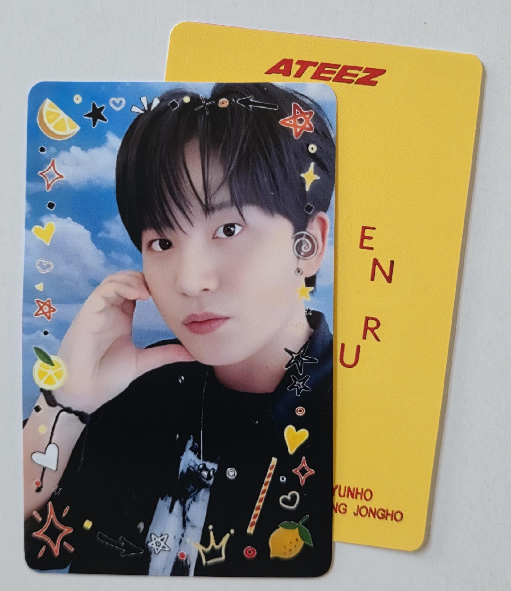 ATEEZ Golden Hour 3 Lemon Drop Broadcast Photocards