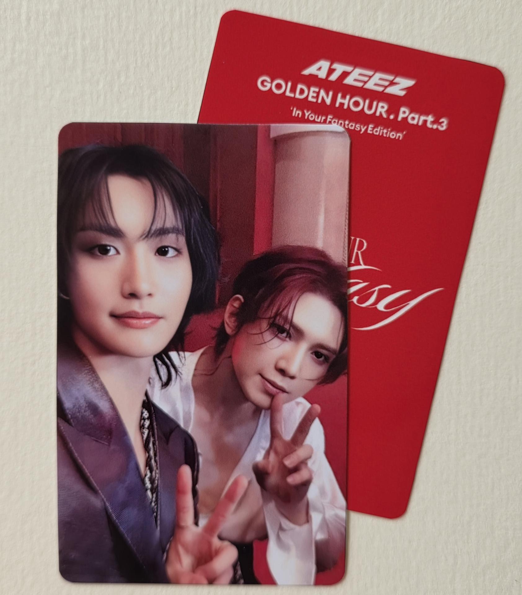 Ateez :Golden Hour 3 : In Your Fantasy Makestar Unit Photocards