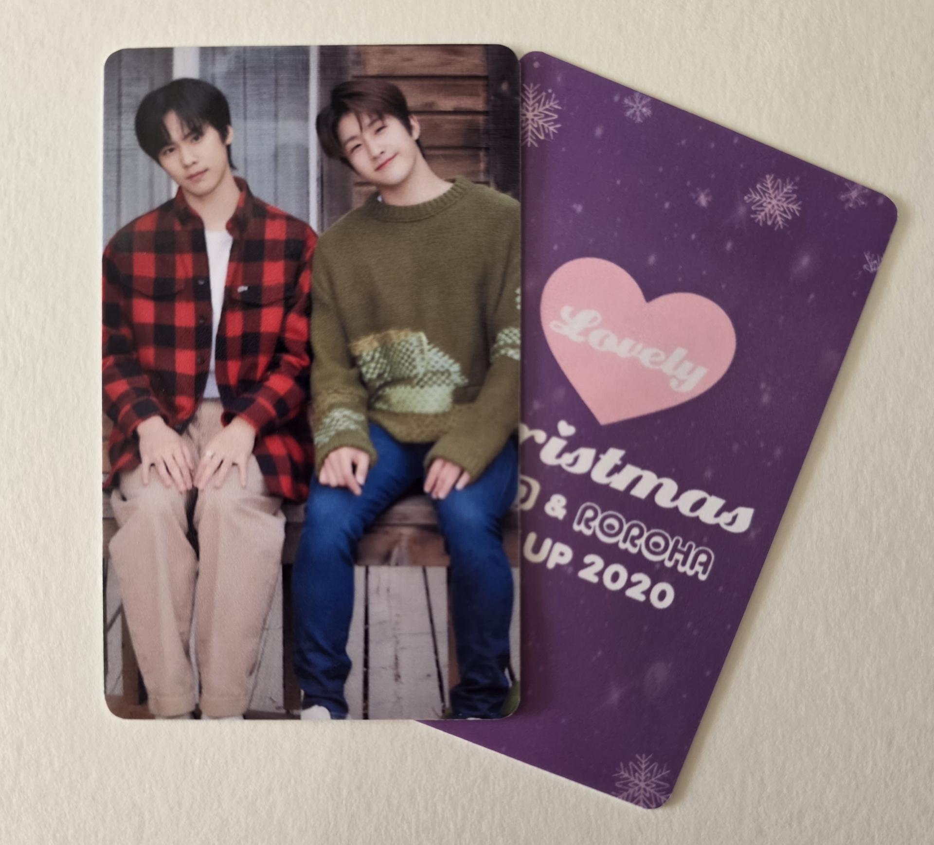 Astro : Lovely Christmas Pop Up 2020 Jin Jin and Rocky Photocards 
