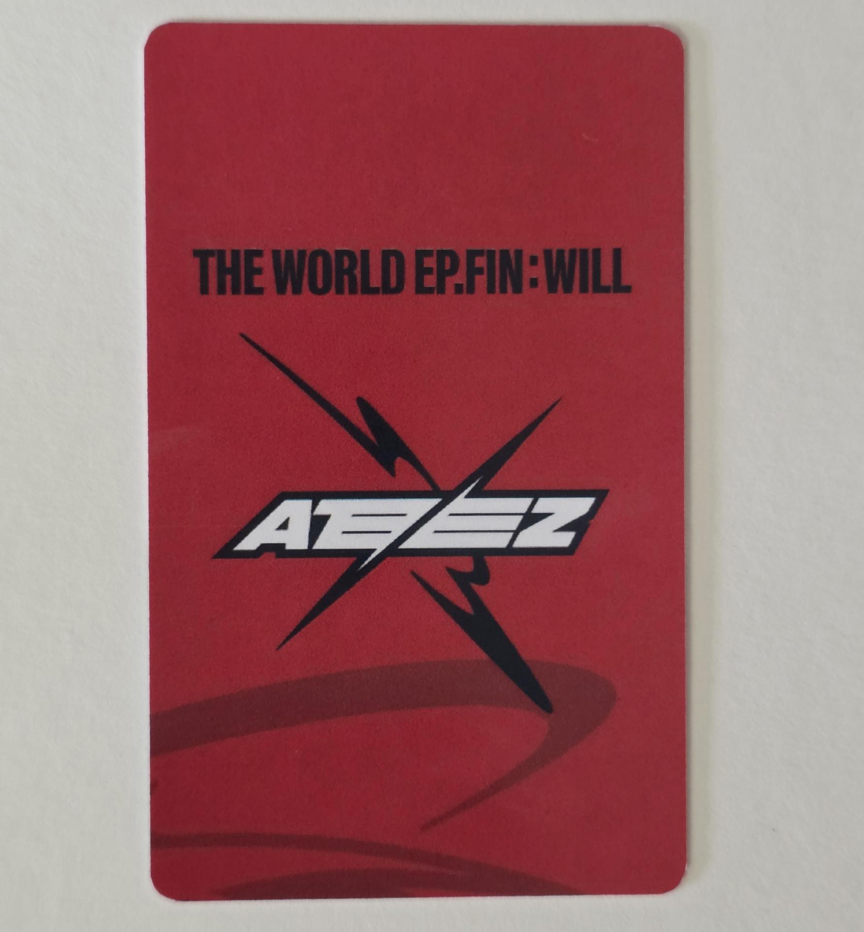 Ateez : Hongjoong - The World Ep Fin Universal Photocards