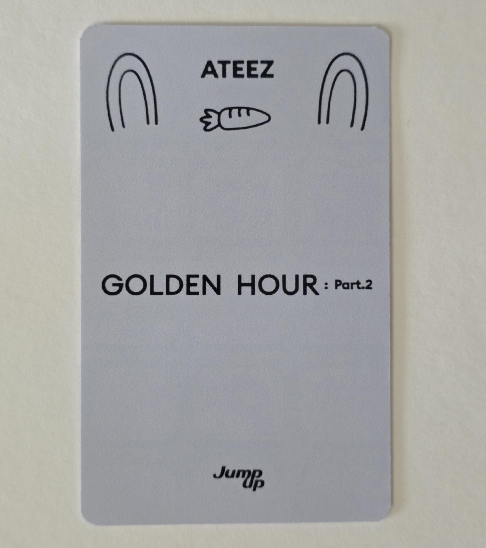 Ateez :  Golden Hour 2 Jump Up Hongjoong/Seonghwa Unit Photocards
