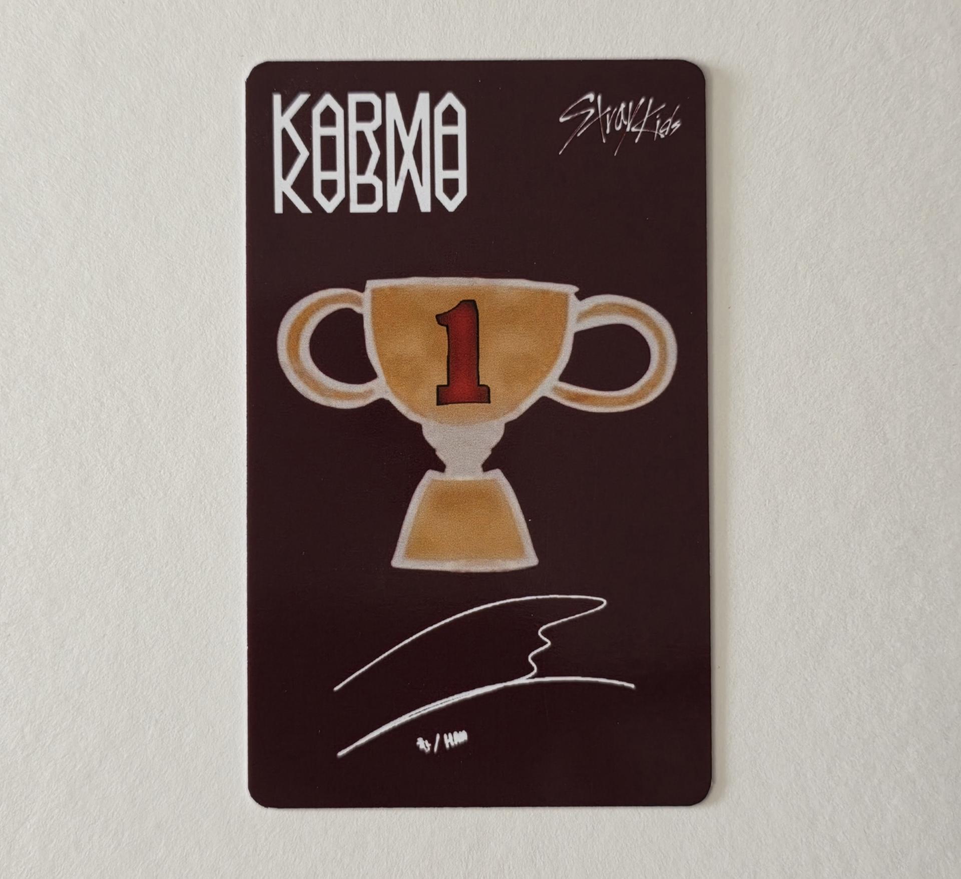 Stray Kids : Han -Karma Starriver Fan Sign Photocards