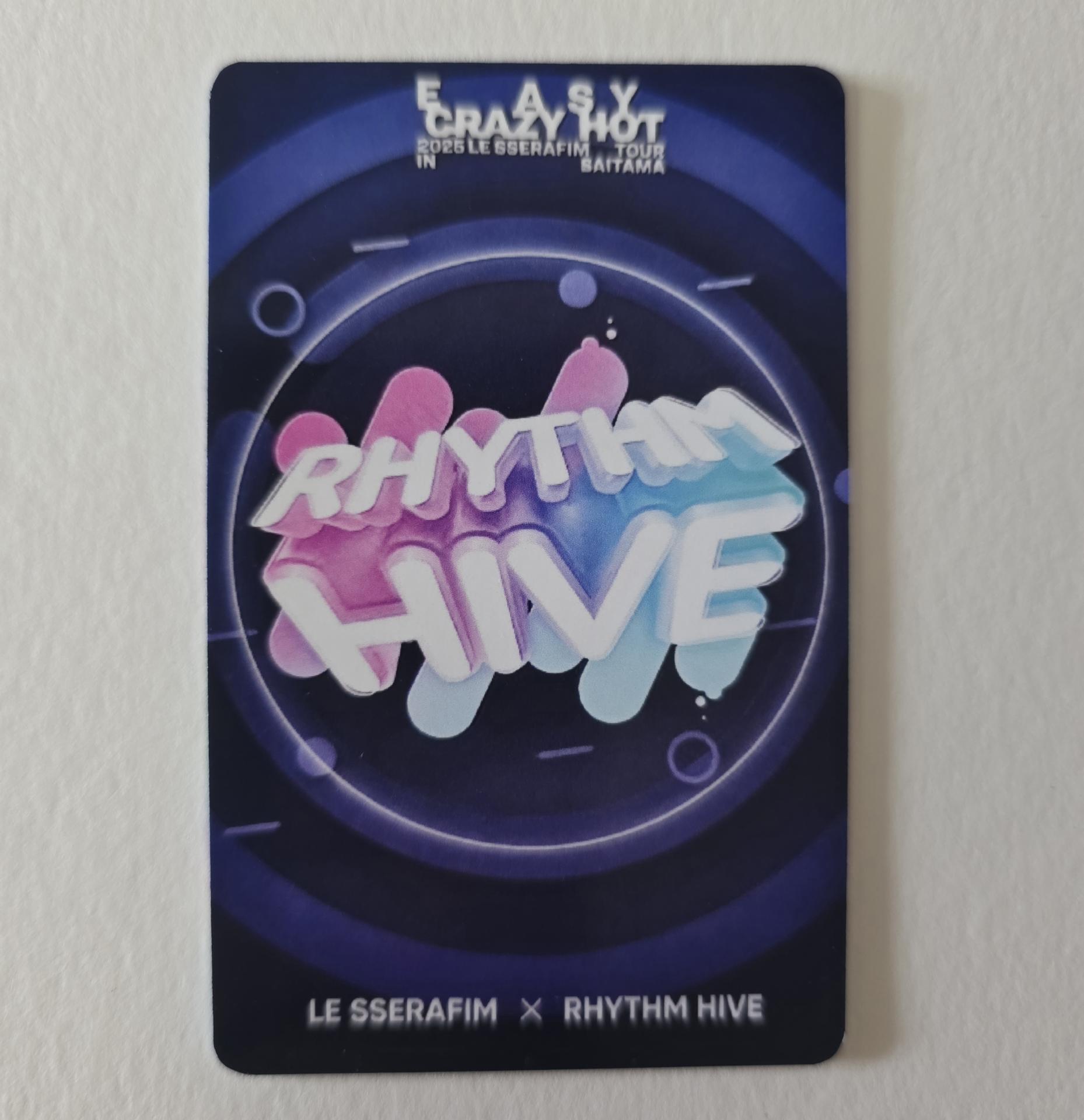 Le Sserafim : Rythm Hive Photocard - Chaewon