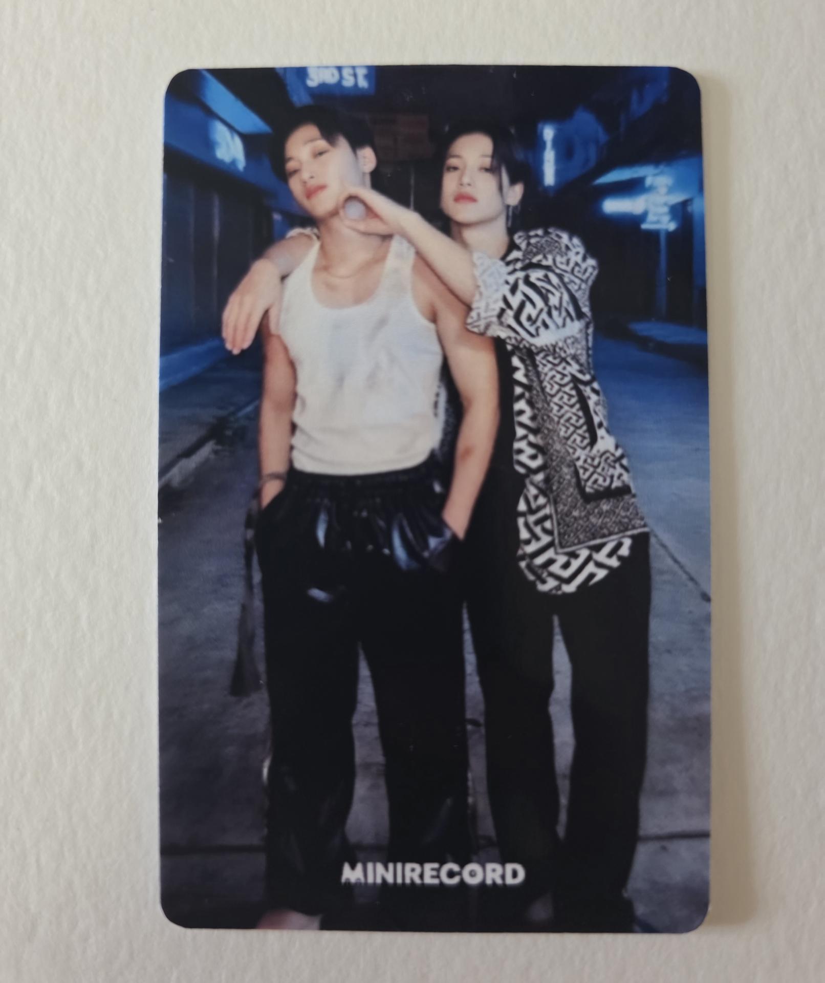 Ateez : San/Wooyoung The World EP 2 Outlaw Minirecord  LD  Photocards