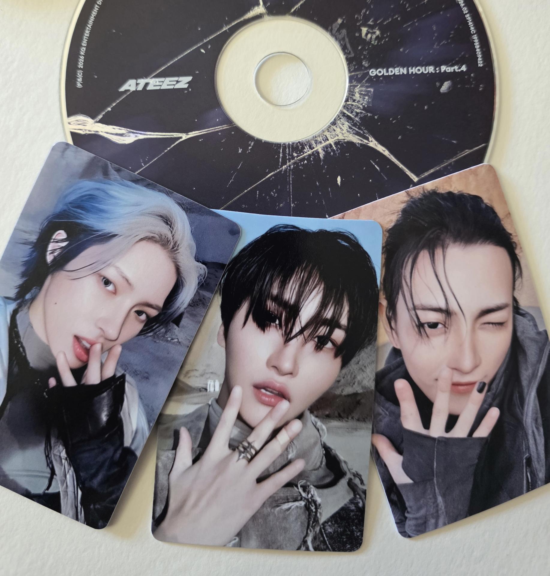 Ateez : Golden Hour 4 Hello82 FYP Pop Up Photocards 