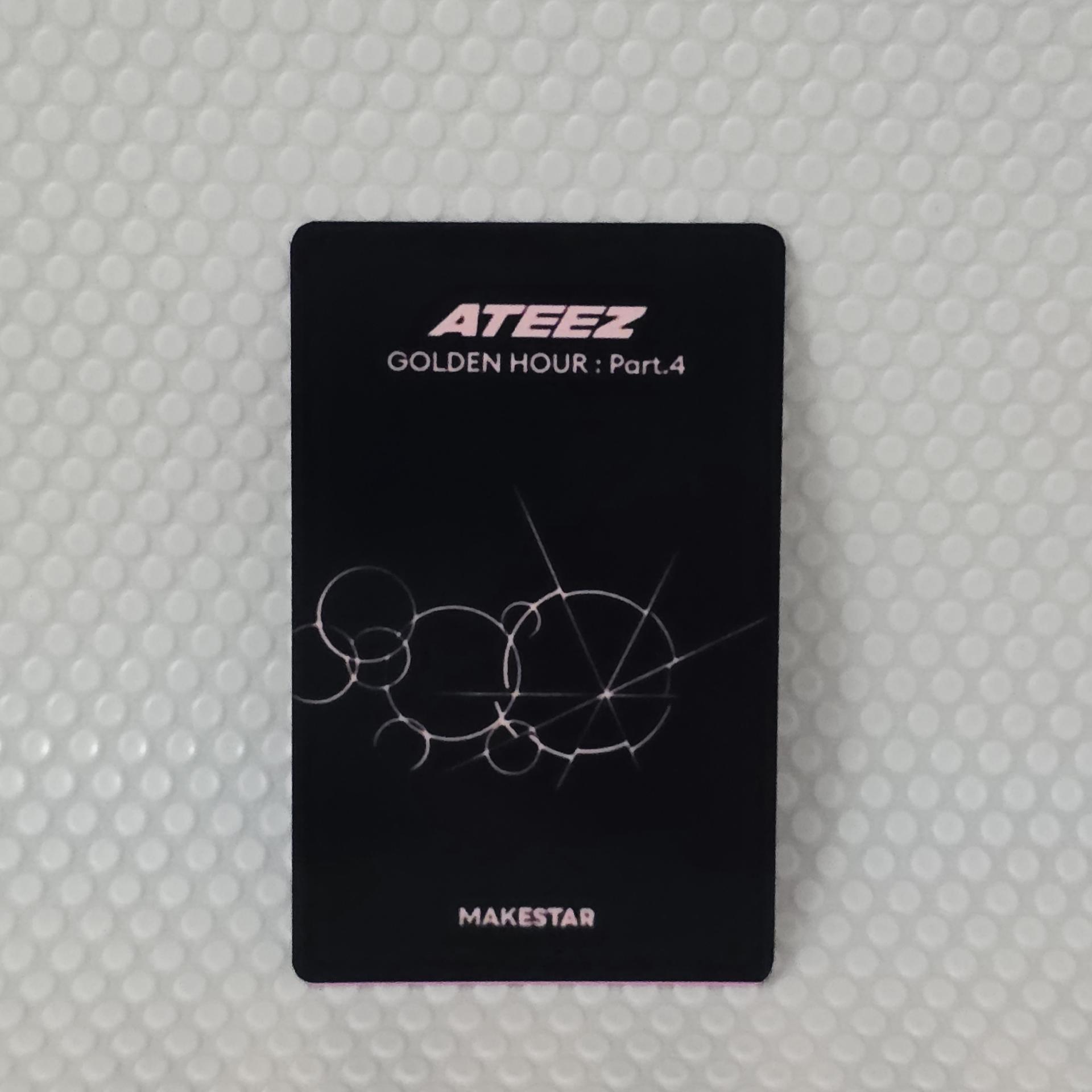 ATEEZ : Golden Hour 4 Makestar 5th Fansign Photocards