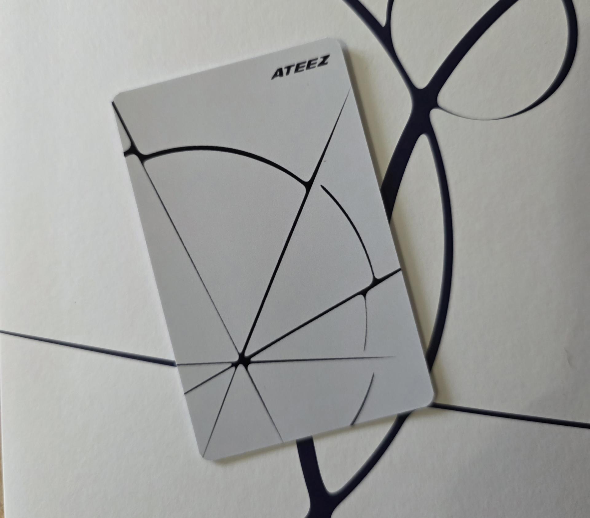 Ateez : Golden Hour 4 Pocca Tattoo Wooyoung Album Photocards