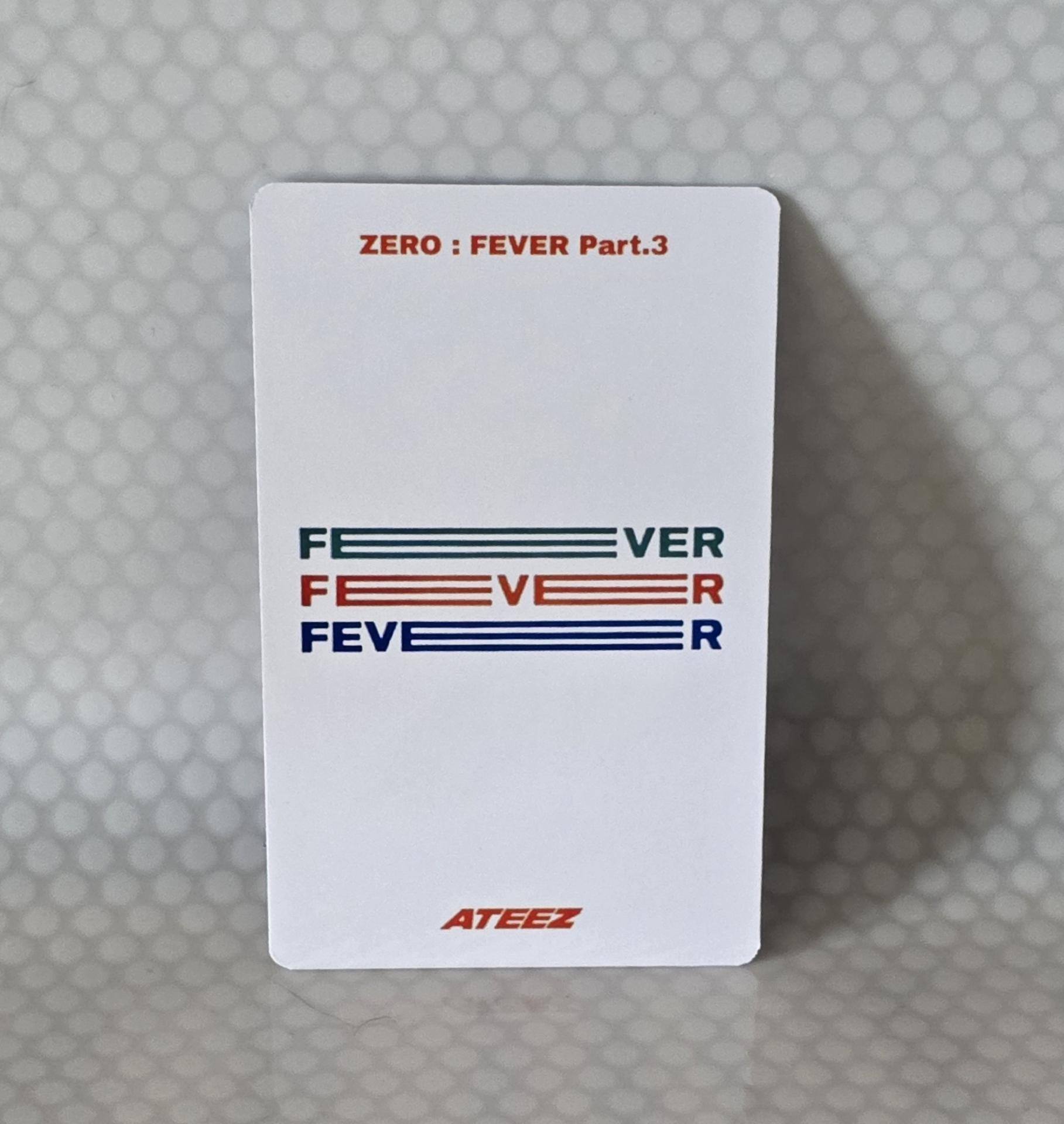 Ateez : Zero Fever Part.3 - Soundwave Fansign San Photocards