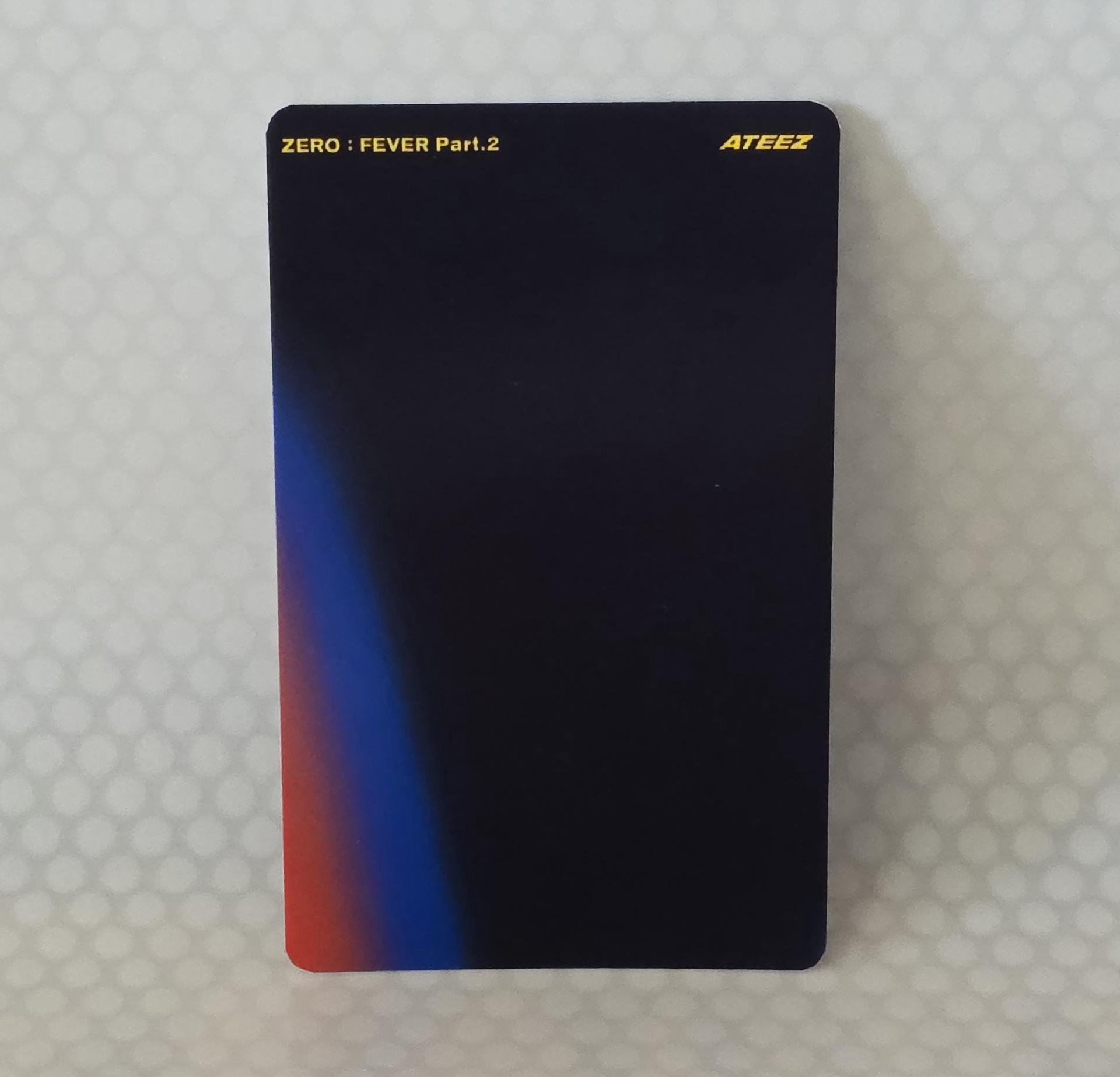Ateez : Zero Fever : Part.2 dairy ver - Seonghwa Photocards