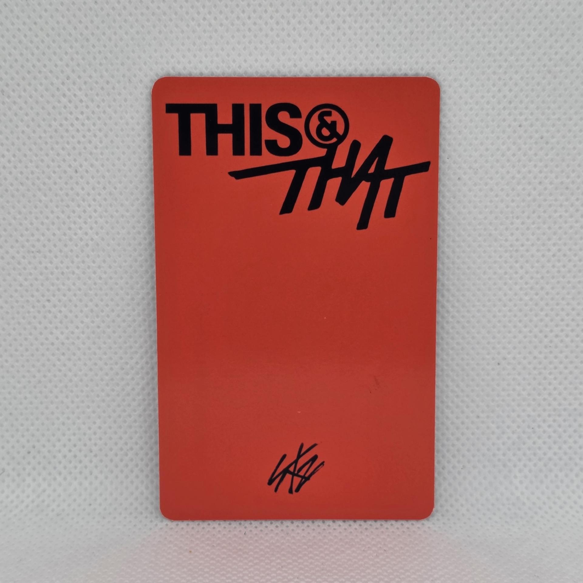 Stray Kids : This & That  Music Plant Photocards