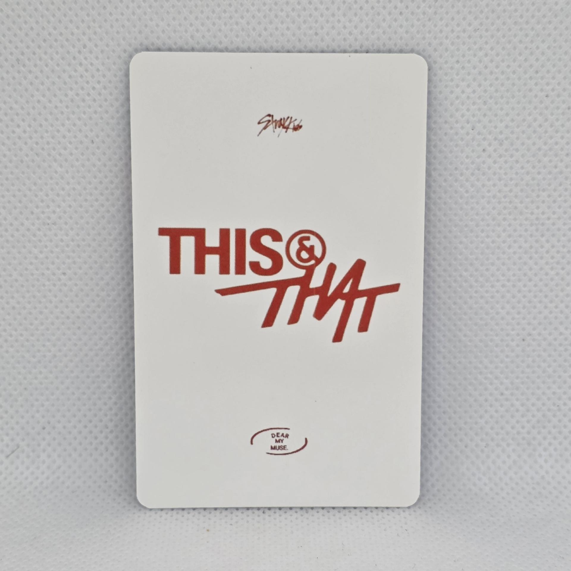 Stray Kids : This & That  - Dear My Muse Photocards Hyunjin