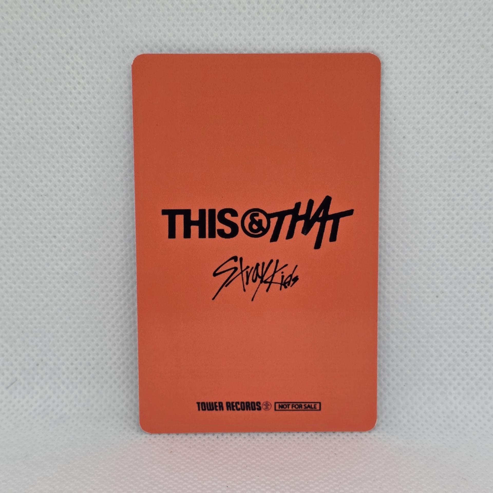 Stray Kids : This & That  - Tower Records Photocards
