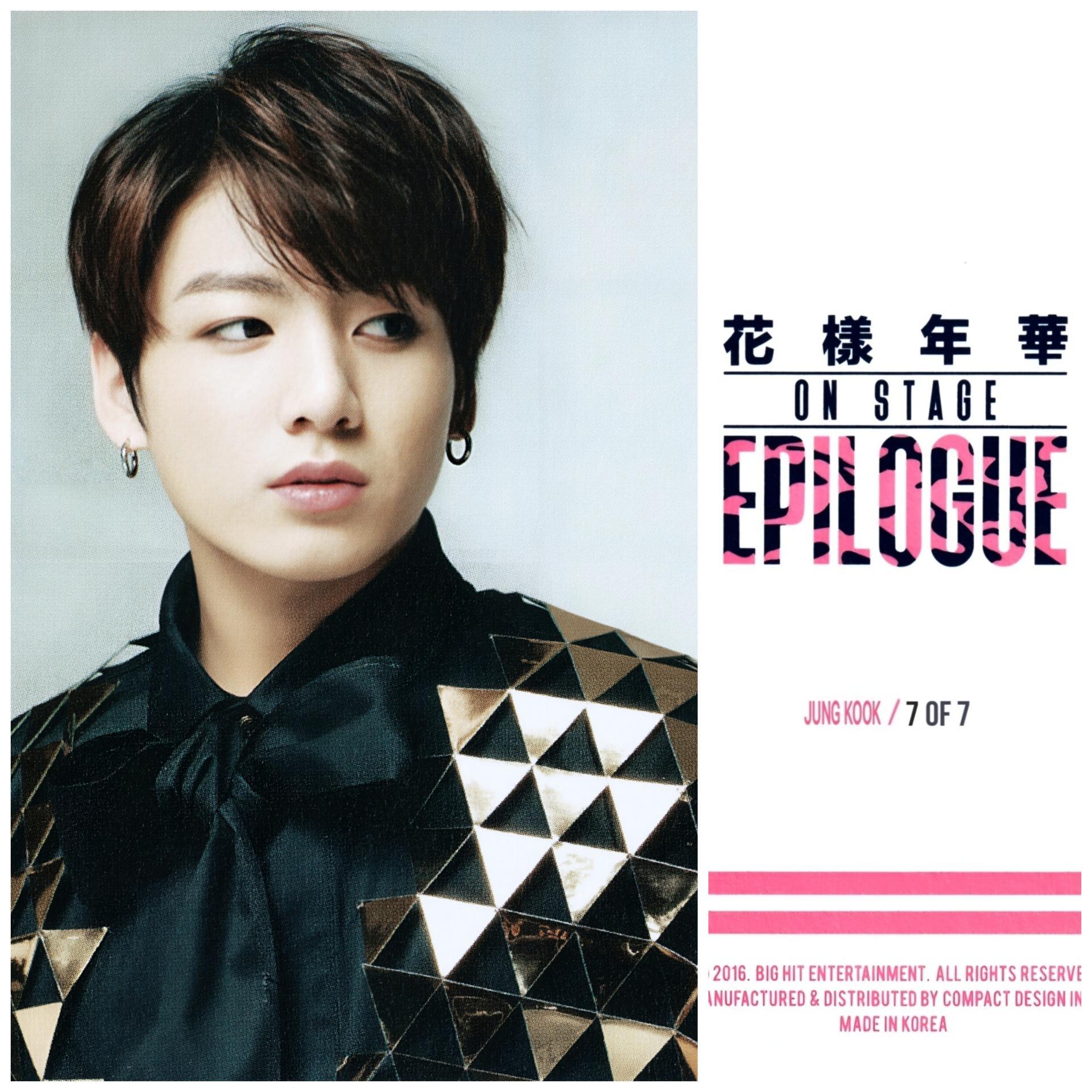 Jungkook - HYYH On Stage Epilogue Concert Mini Photo Cards