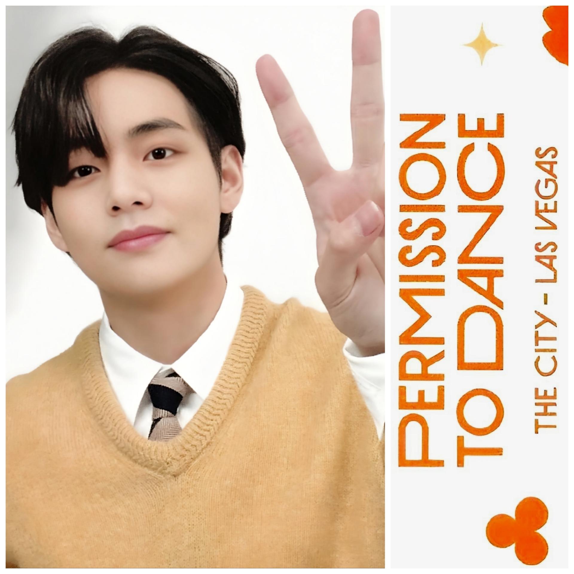 BTS Permission to Dance Las Vegas MGM Hotel exclusive Mini Photo Cards