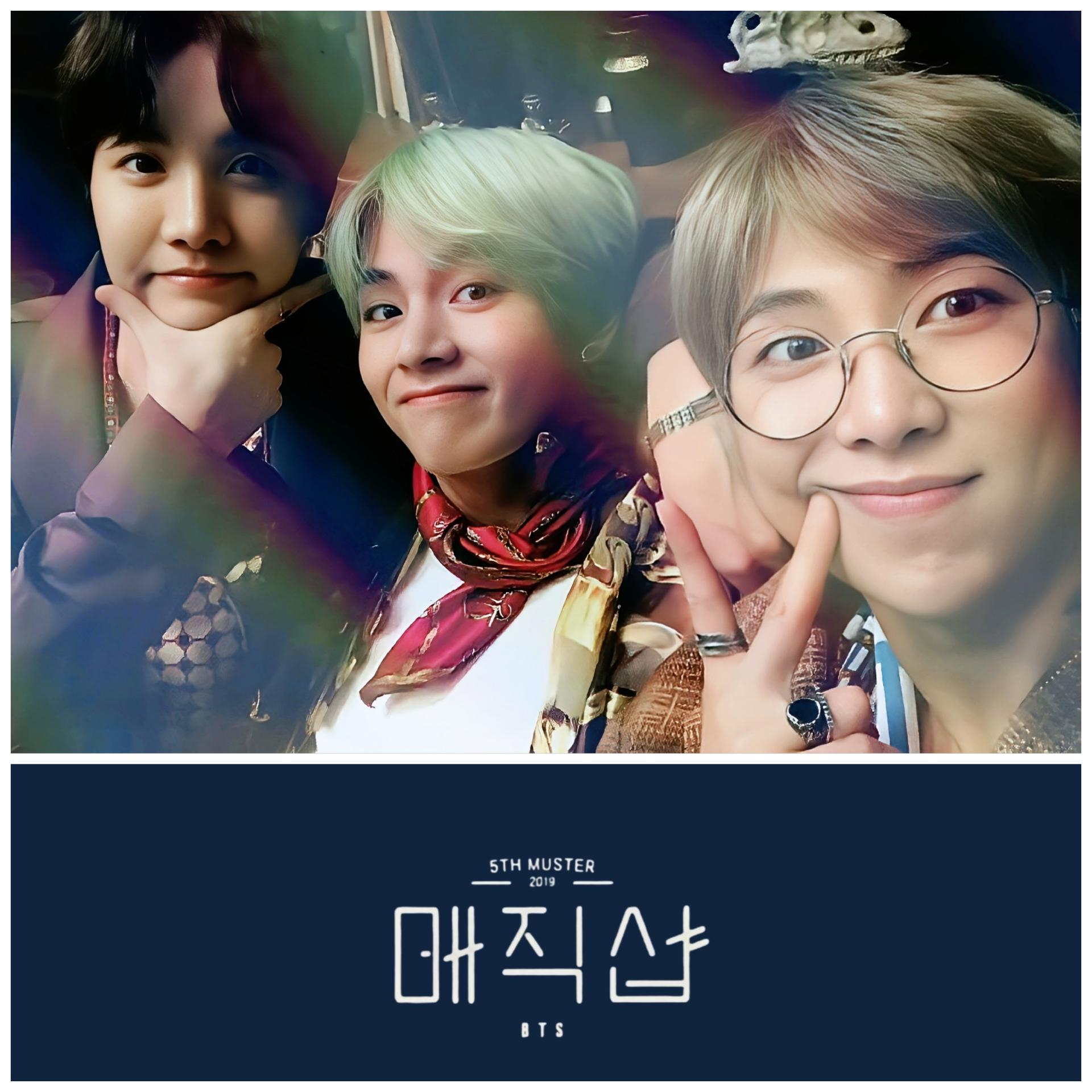 BTS - 5th Muster Magic Shop Ticket Holder Photo Cards 