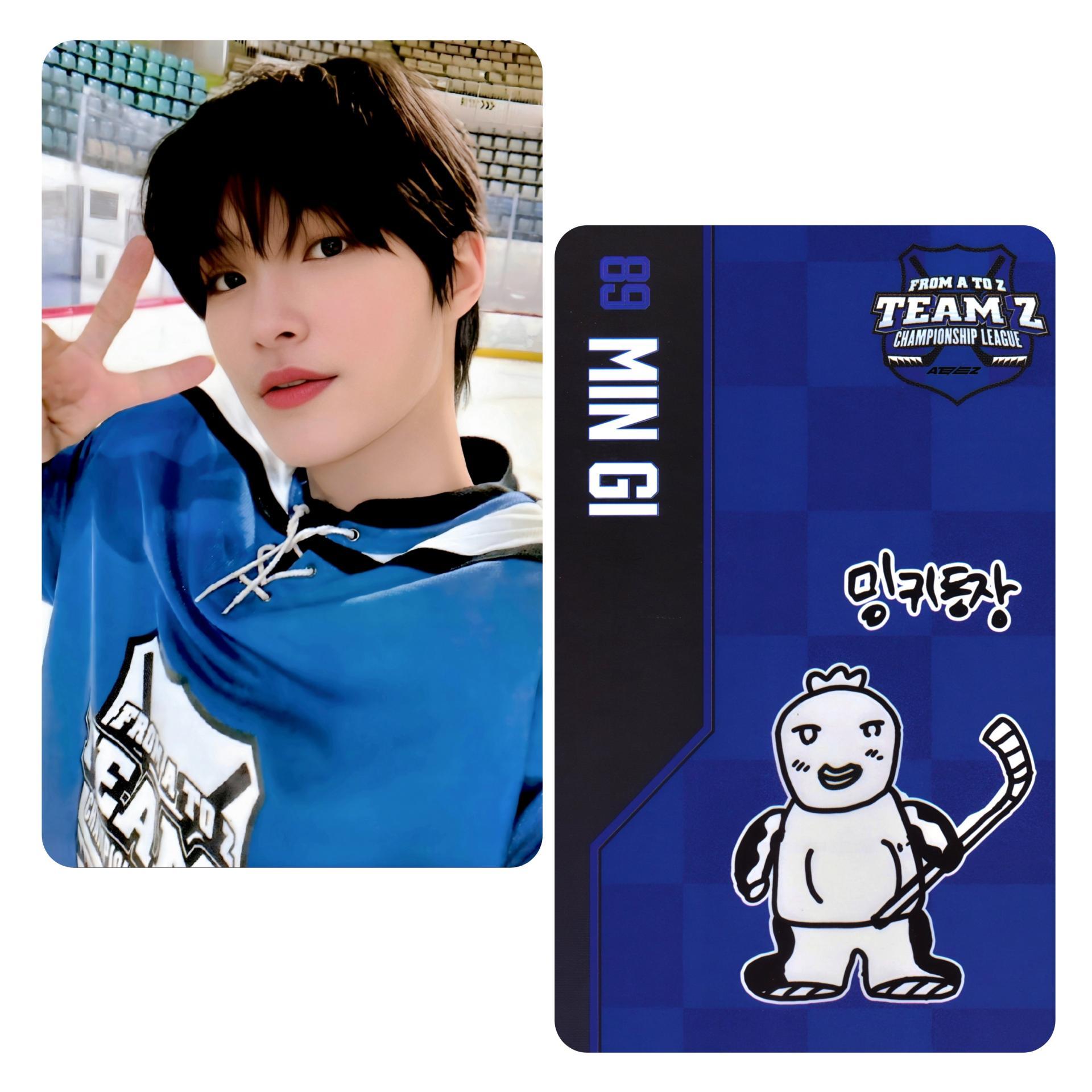 ATEEZ 5th Membership Kit Jersey Photocards
