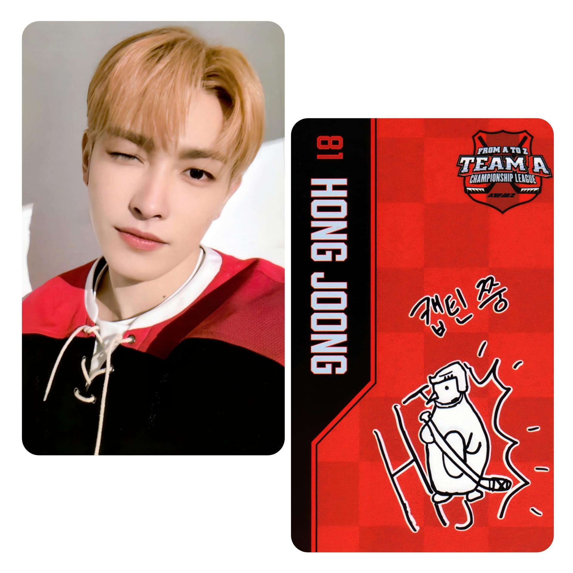 ATEEZ 5th Membership Kit Jersey Photocards