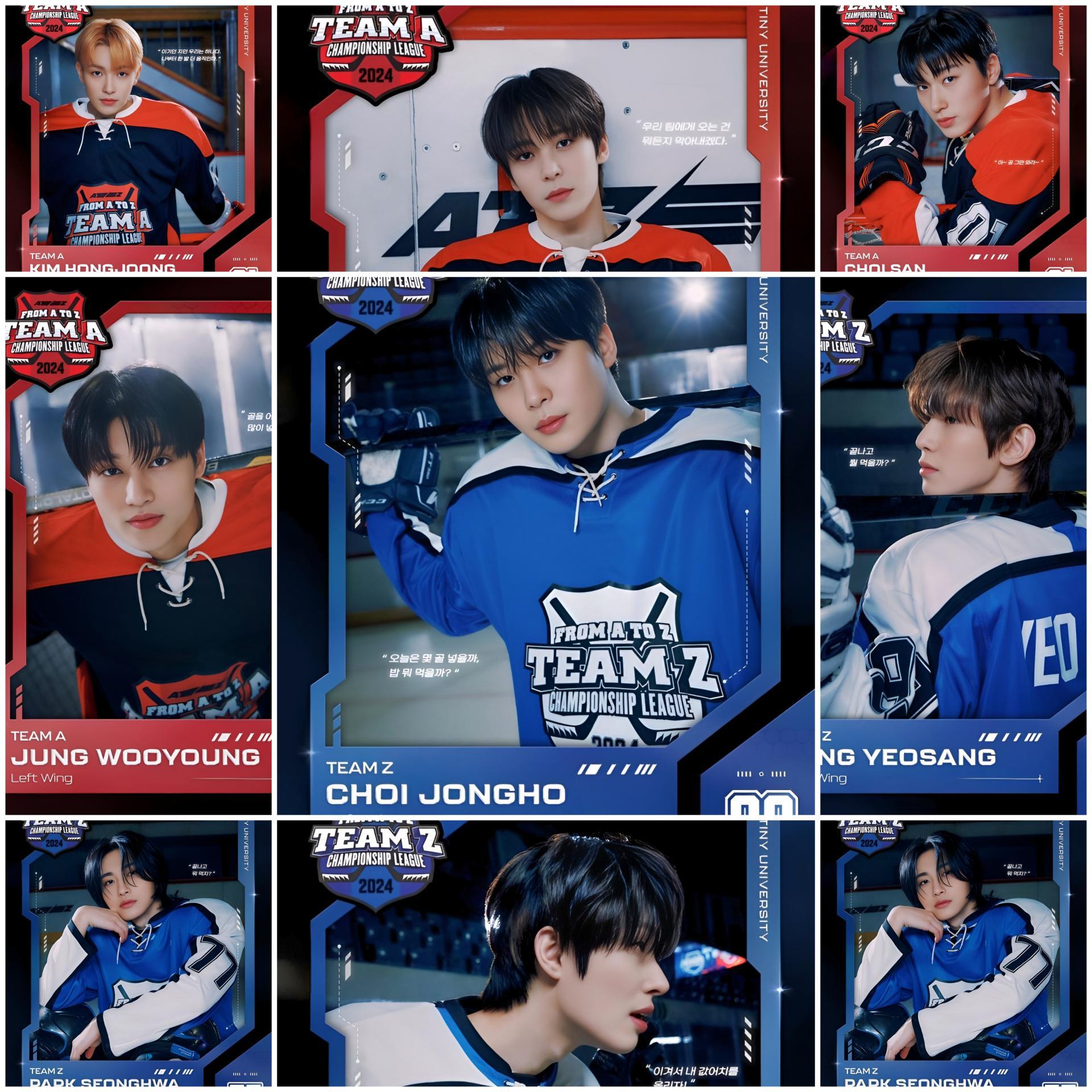 ATEEZ from A to Z 5th Membership Kit Hockey Photocards