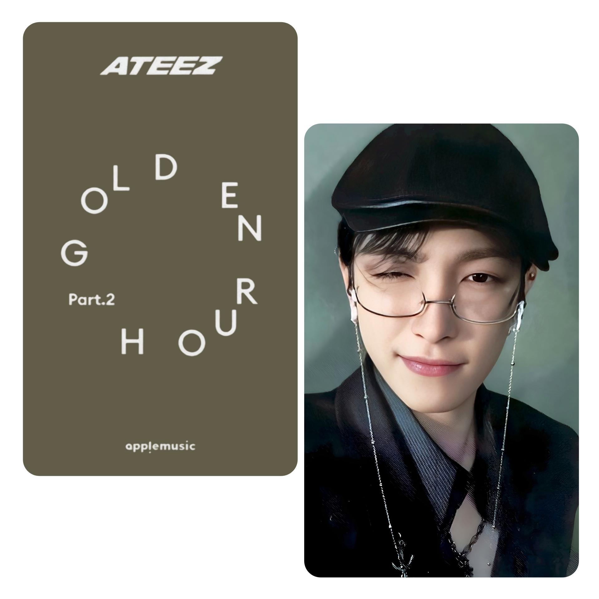ATEEZ Golden Hour 2 Apple Music POB Photocards