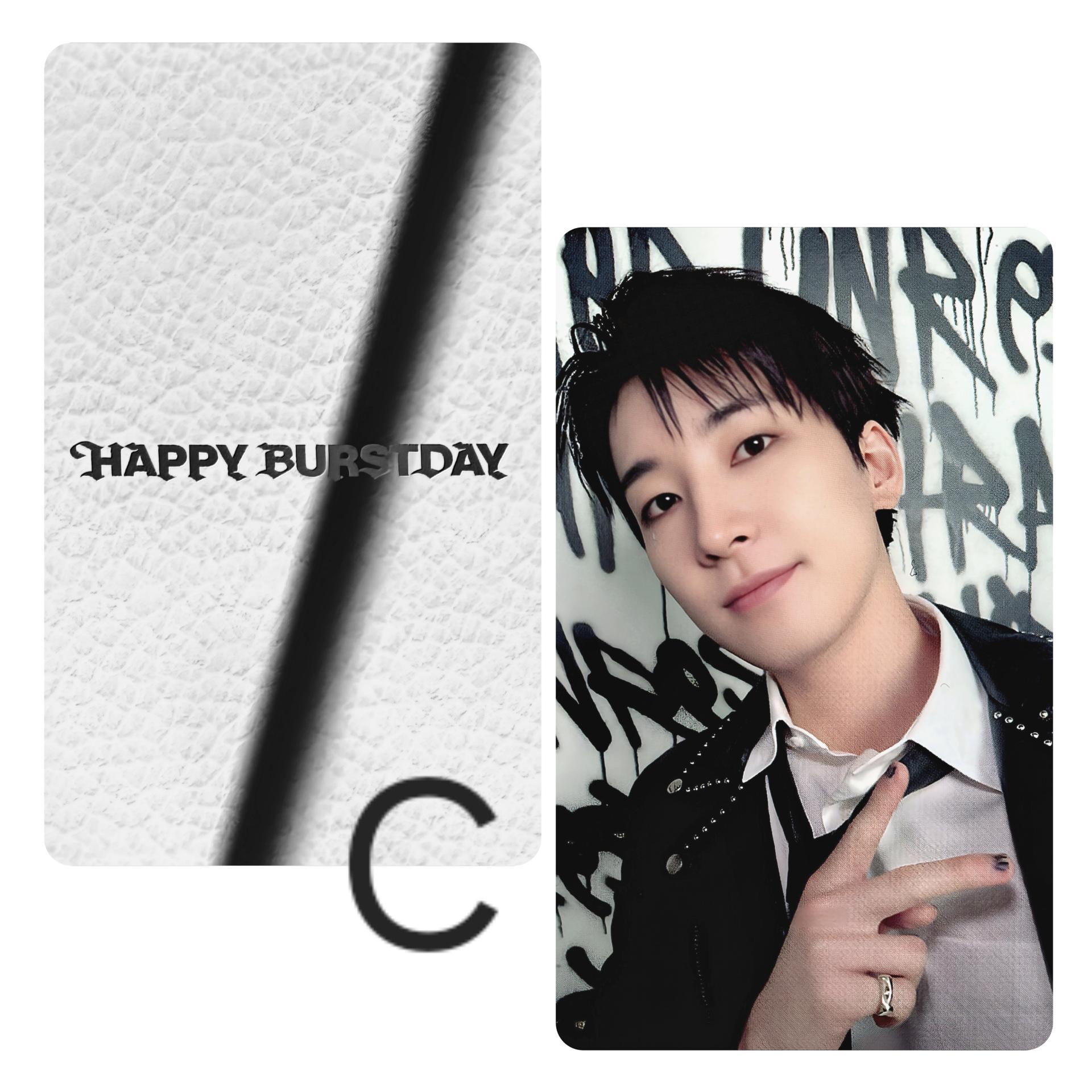 Wonwoo : Happy Burstday -  Daredevil Photocards 