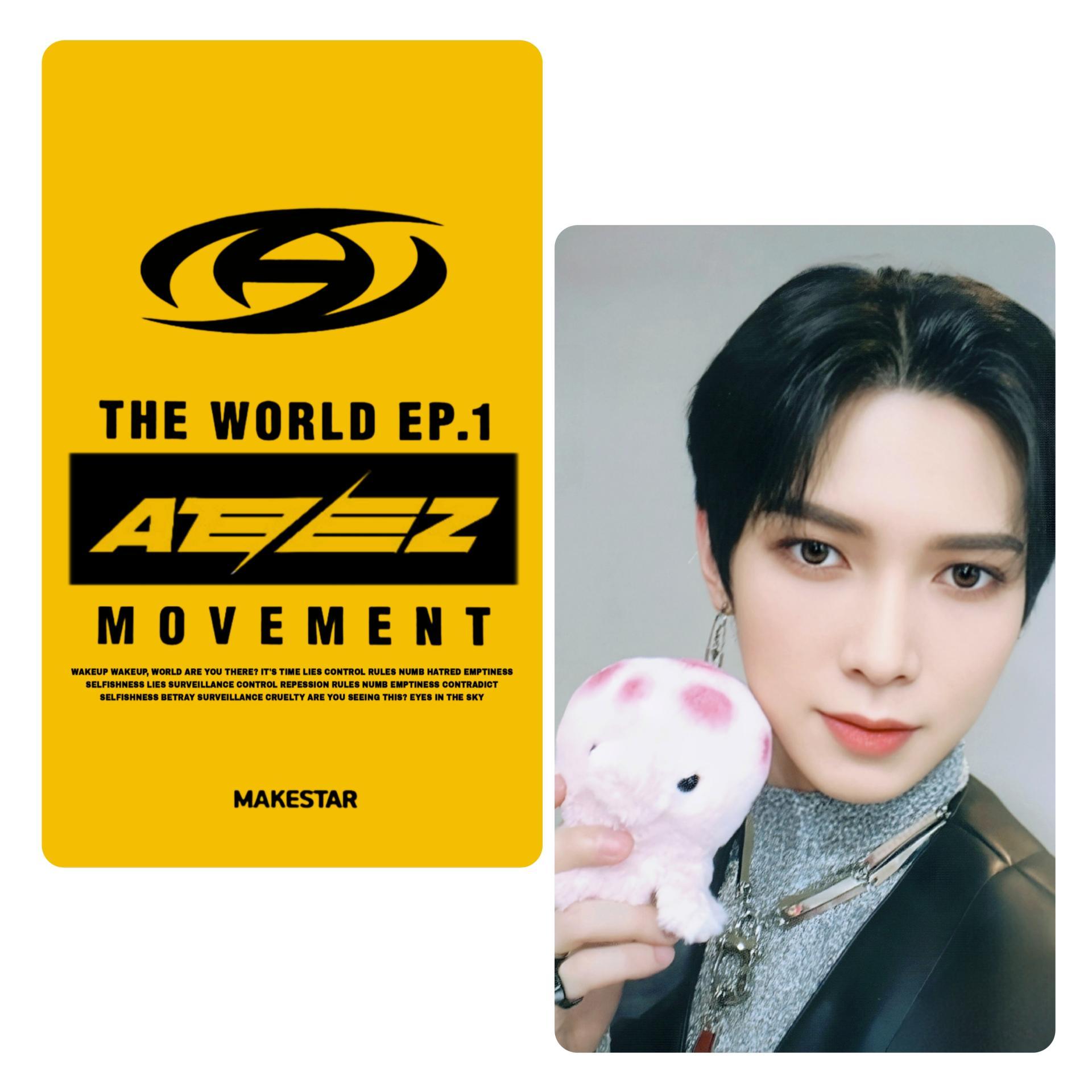 ATEEZ Movement Makestar VC Event Winner Photocards
