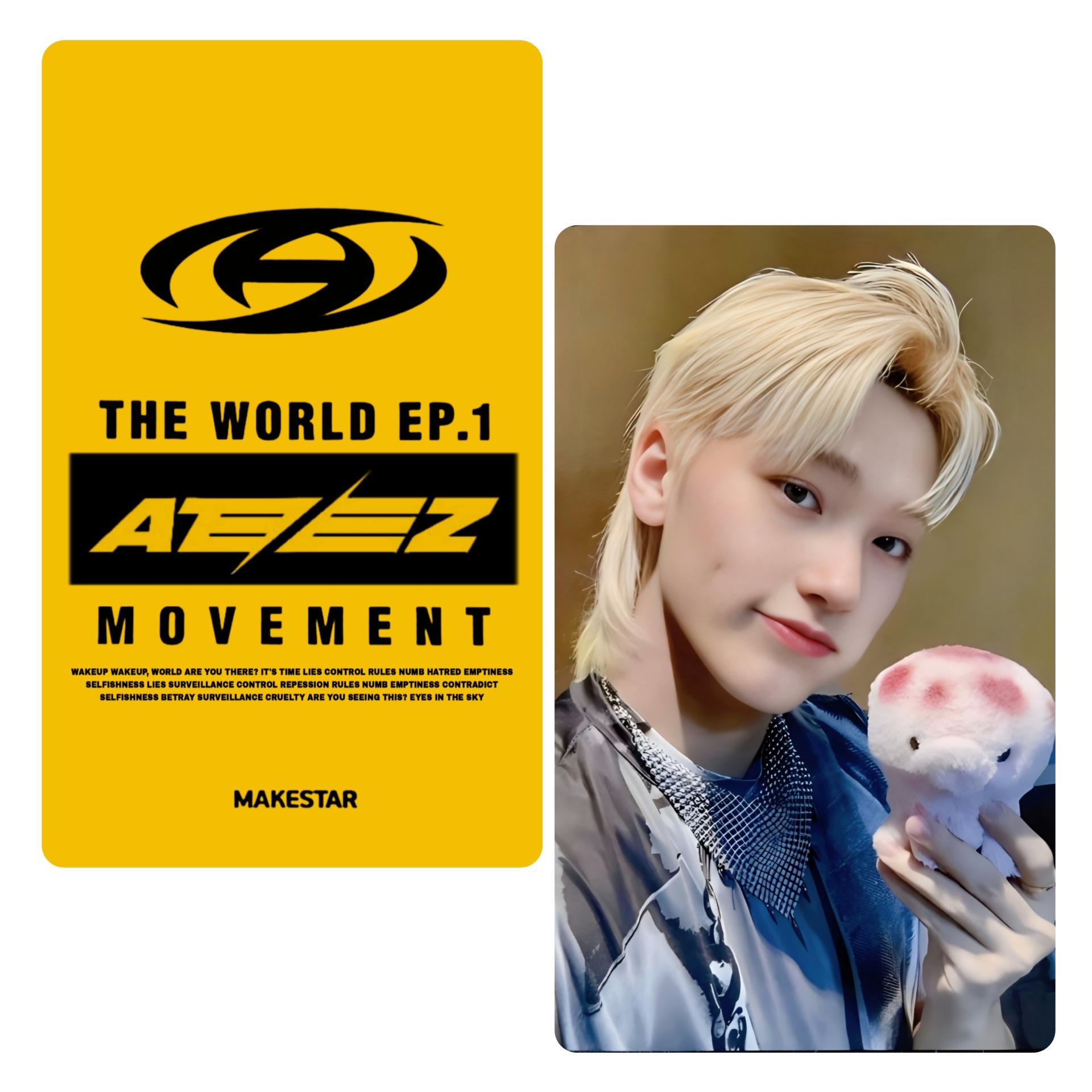 ATEEZ Movement Makestar VC Event Winner Photocards
