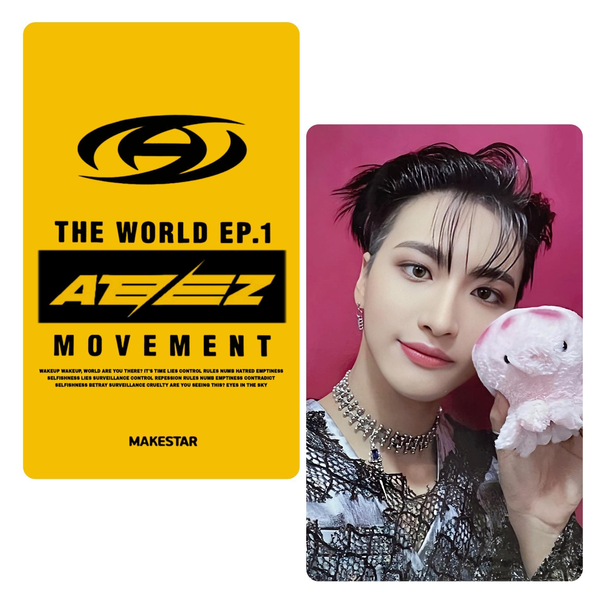 ATEEZ Movement Makestar VC Event Winner Photocards