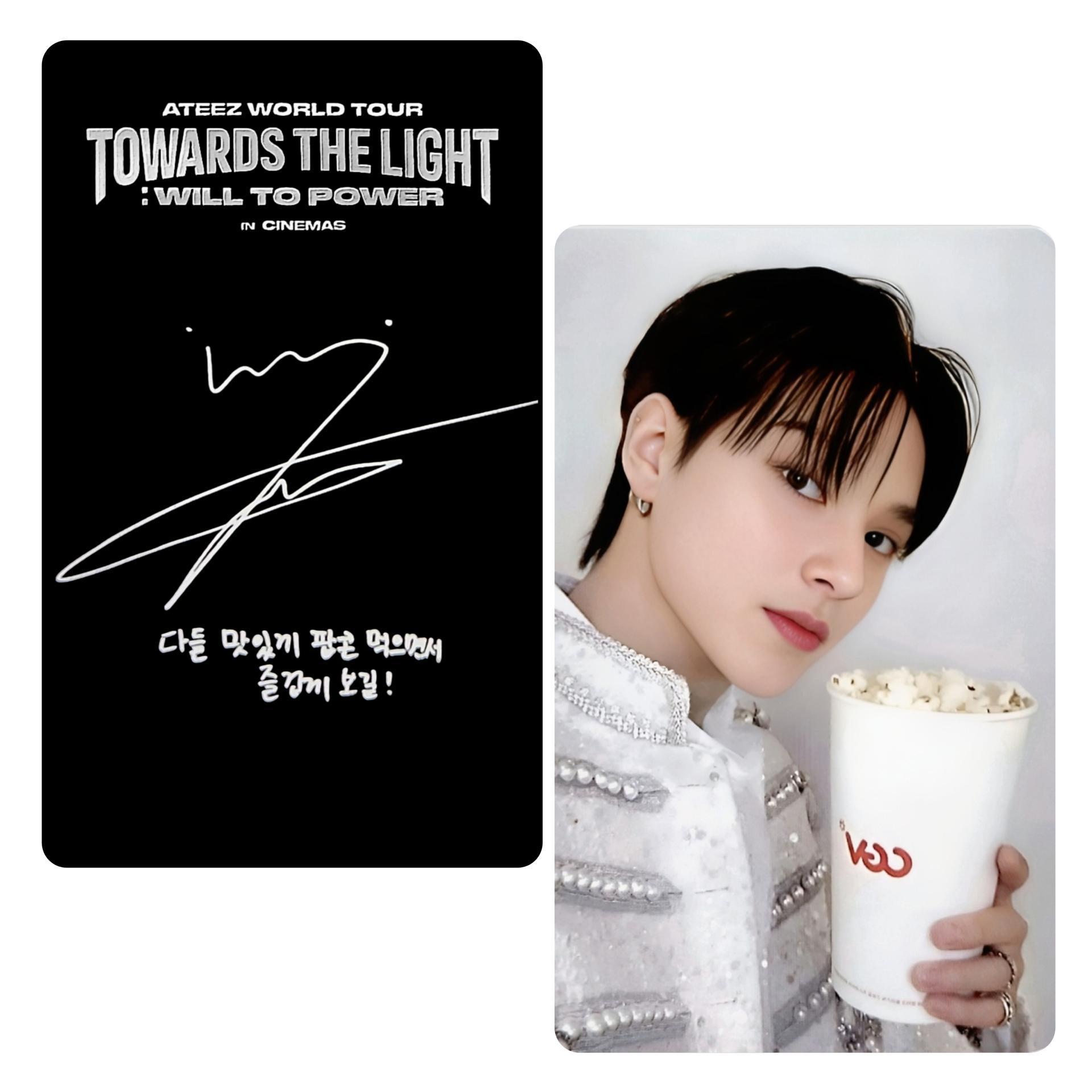 ATEEZ World Tour (Towards the Light : Will to Power) in Cinemas Photocards