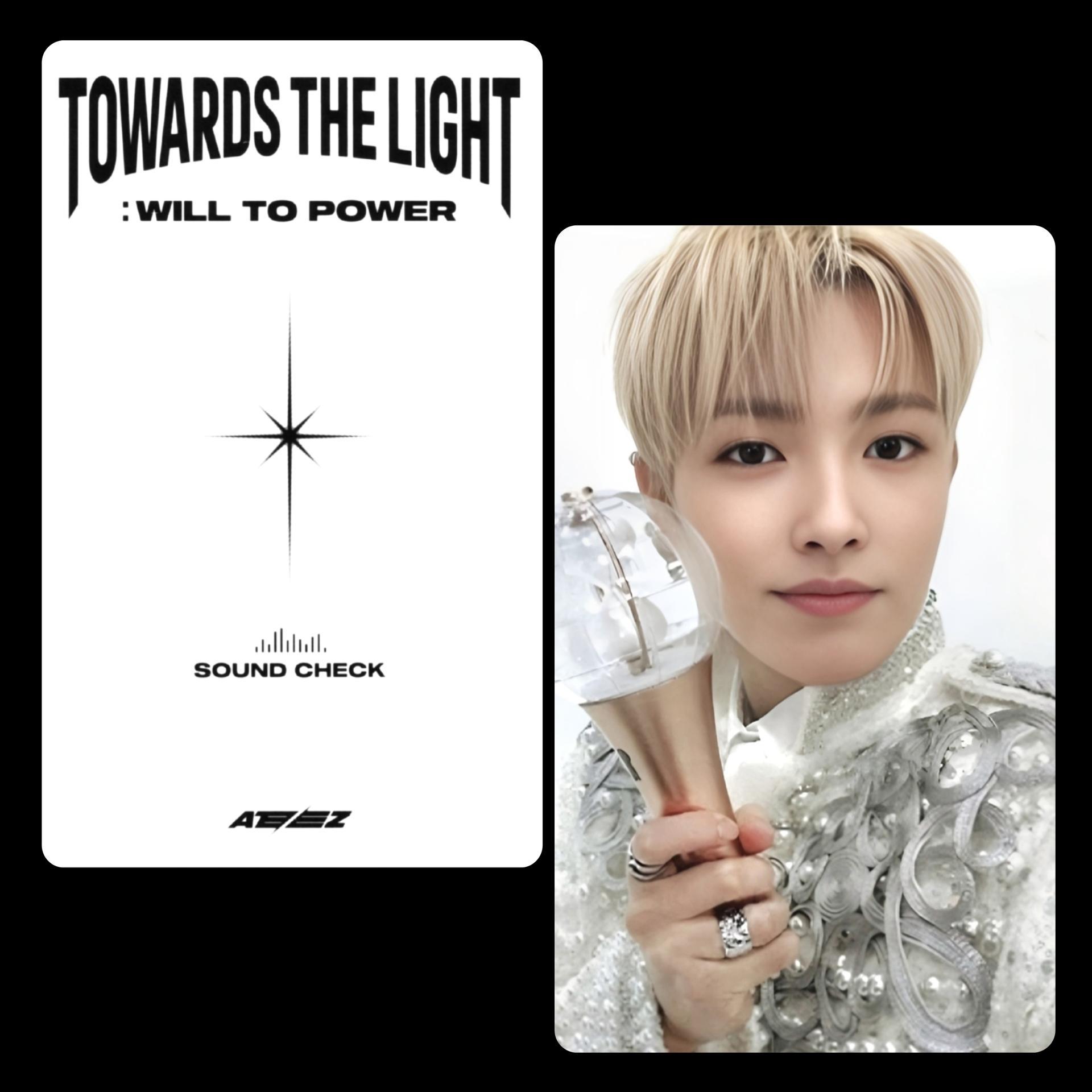 ATEEZ World Tour Towards the Light Seoul Soundcheck Photocards