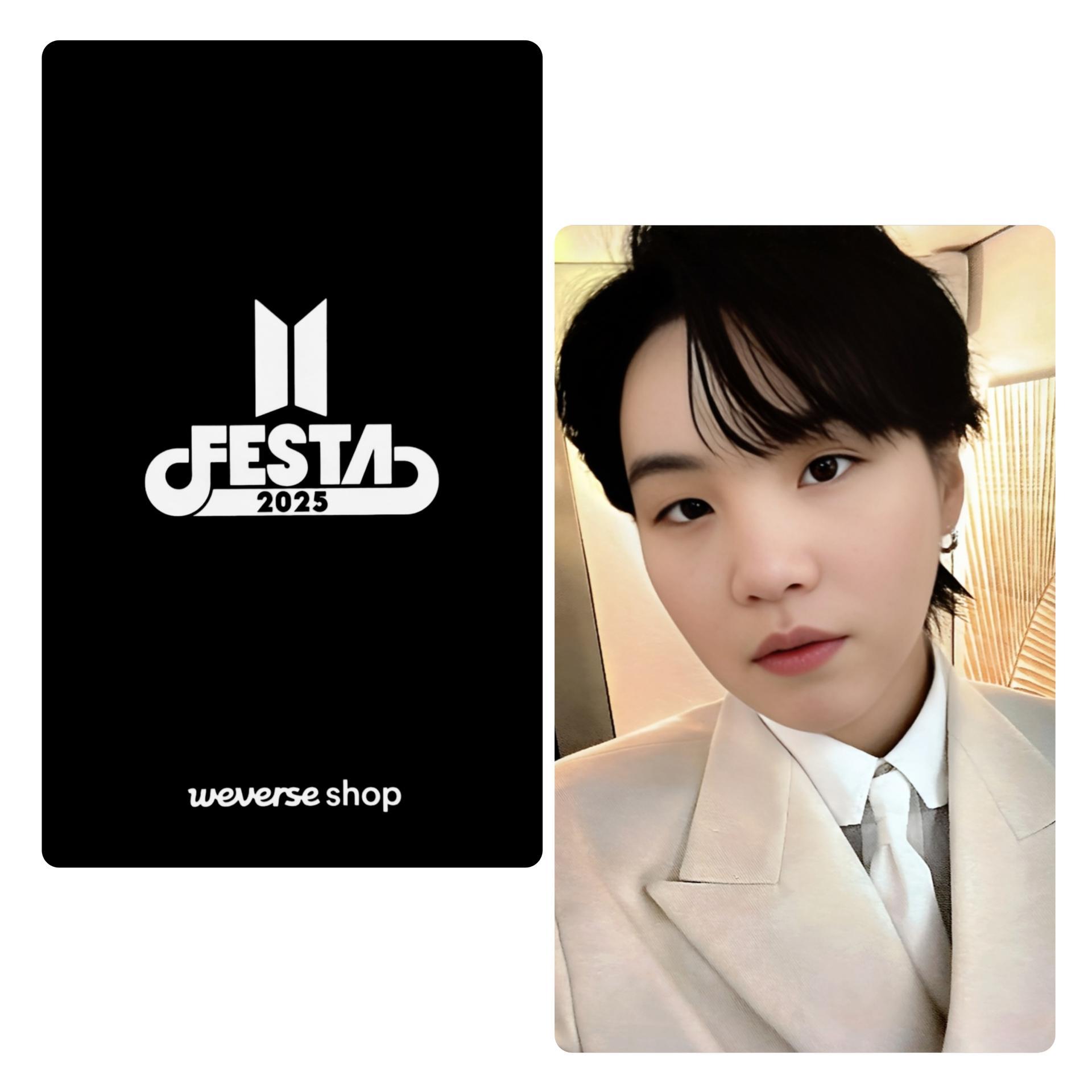BTS Festa 2025 Media Purchase Benefit Photocard