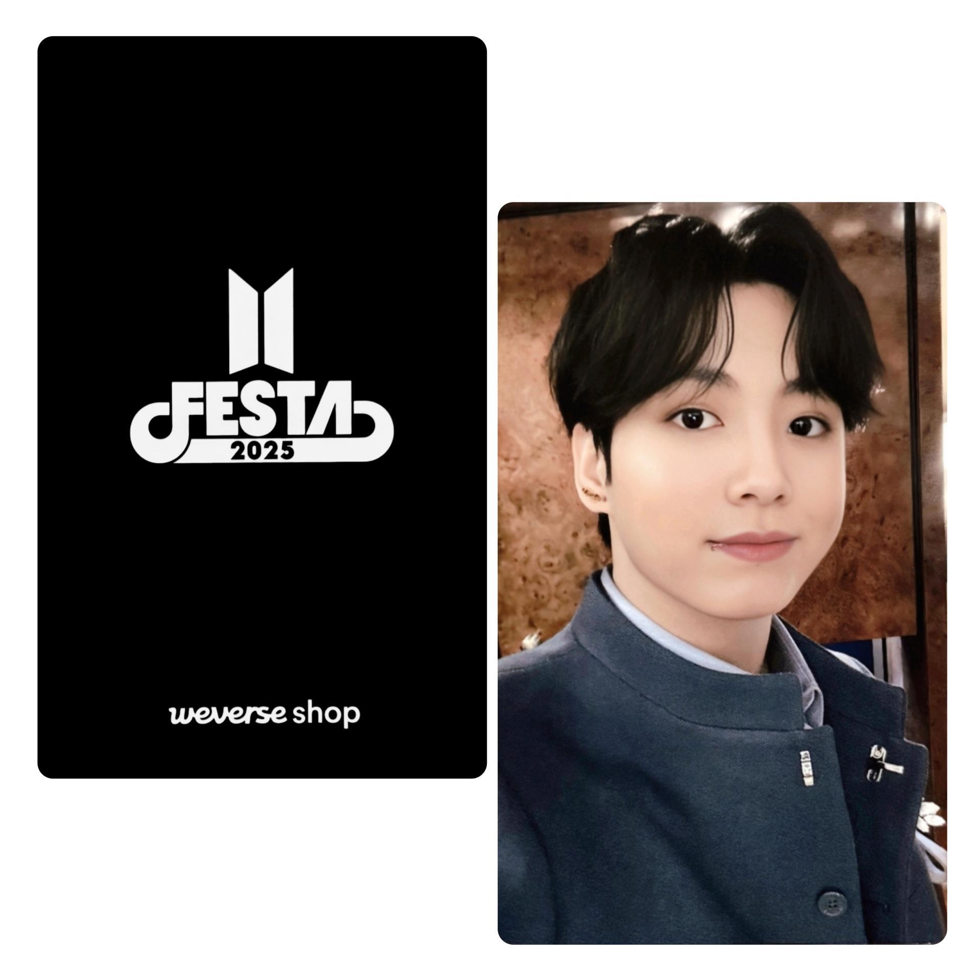 BTS Festa 2025 Media Purchase Benefit Photocard