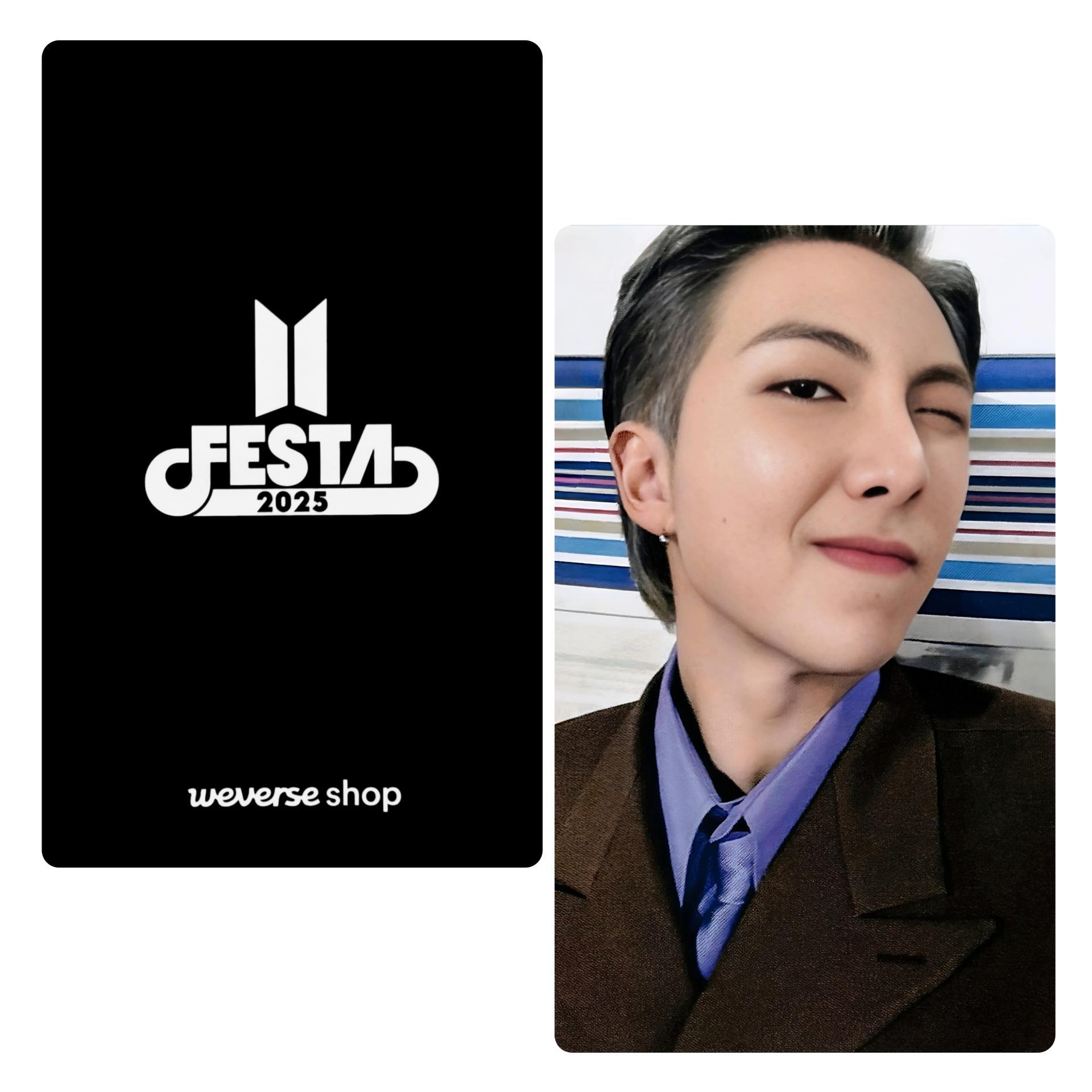BTS Festa 2025 Media Purchase Benefit Photocard