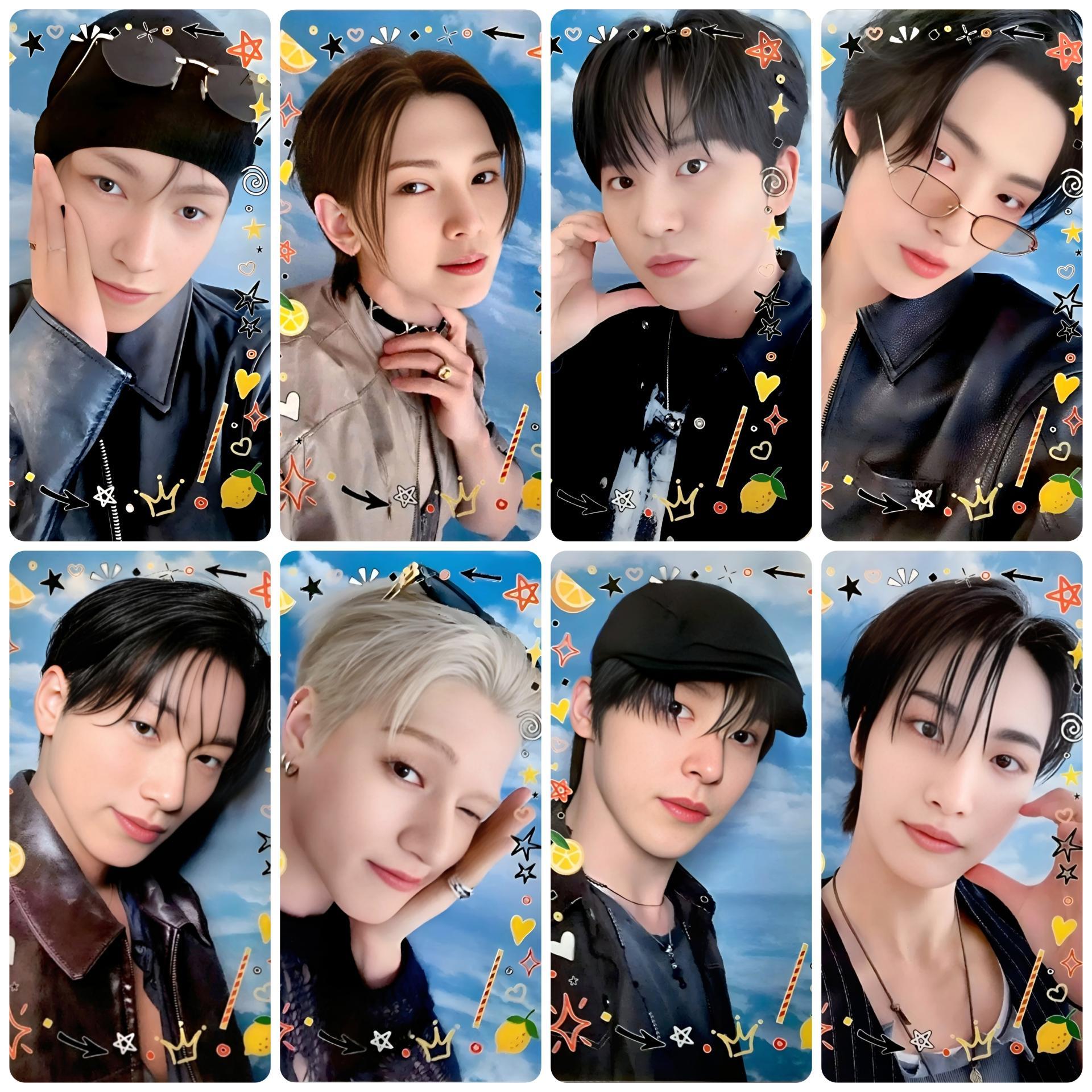 ATEEZ Golden Hour 3 Lemon Drop Broadcast Photocards
