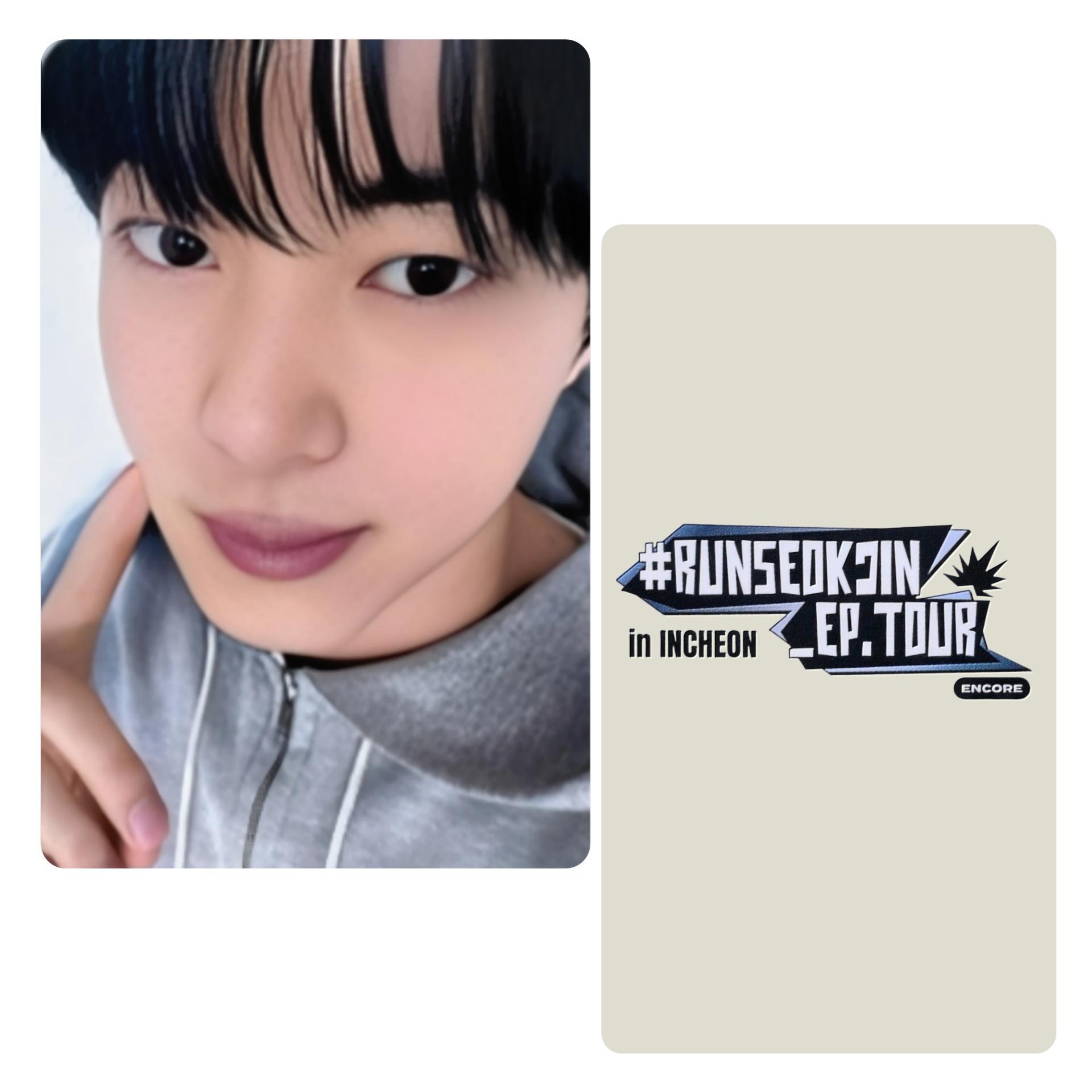 Jin : Run Seokjin - Army Zone Incheon Photo Cards 