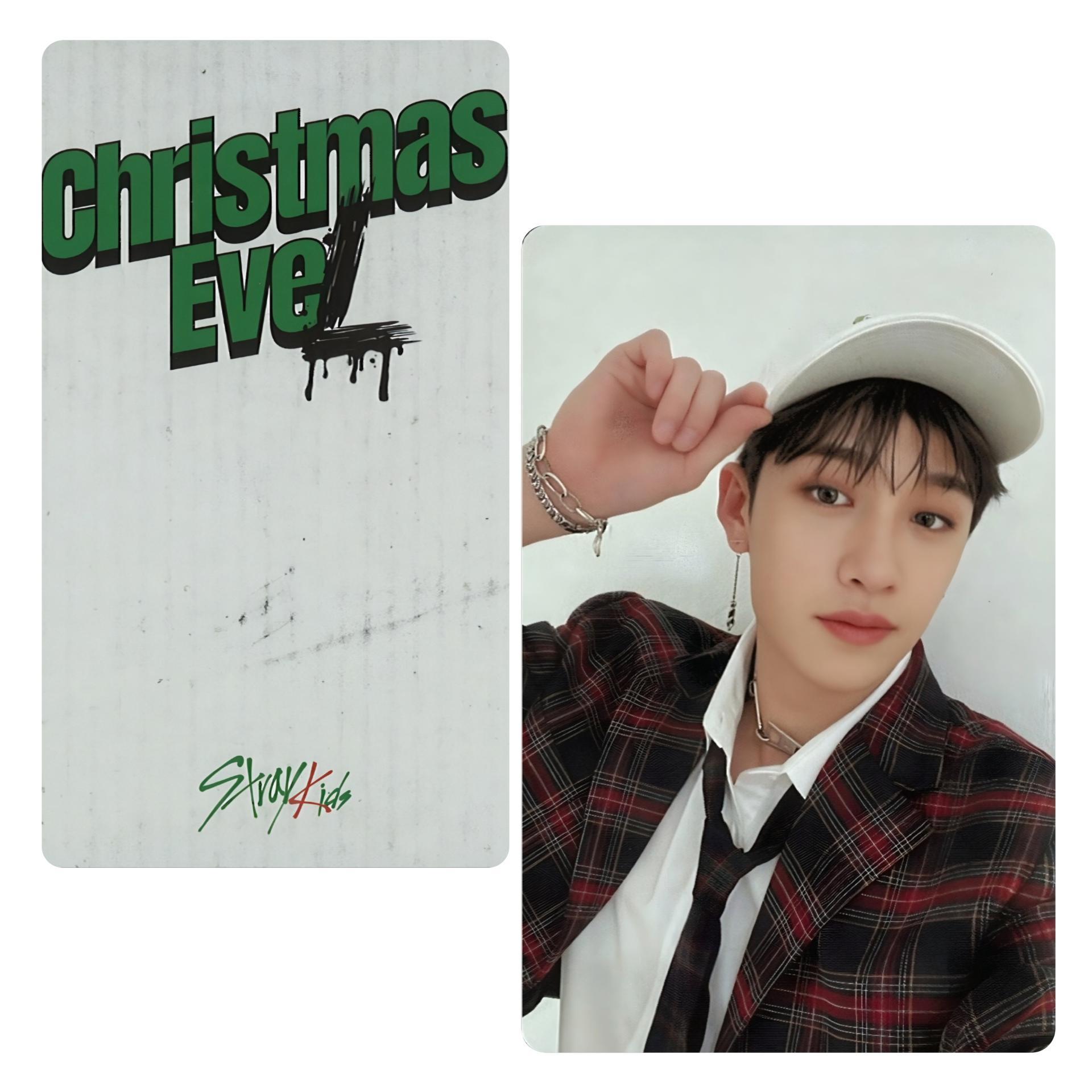 Stray Kids : Bang Chan - Christmas Evel White Ver POB Photocards