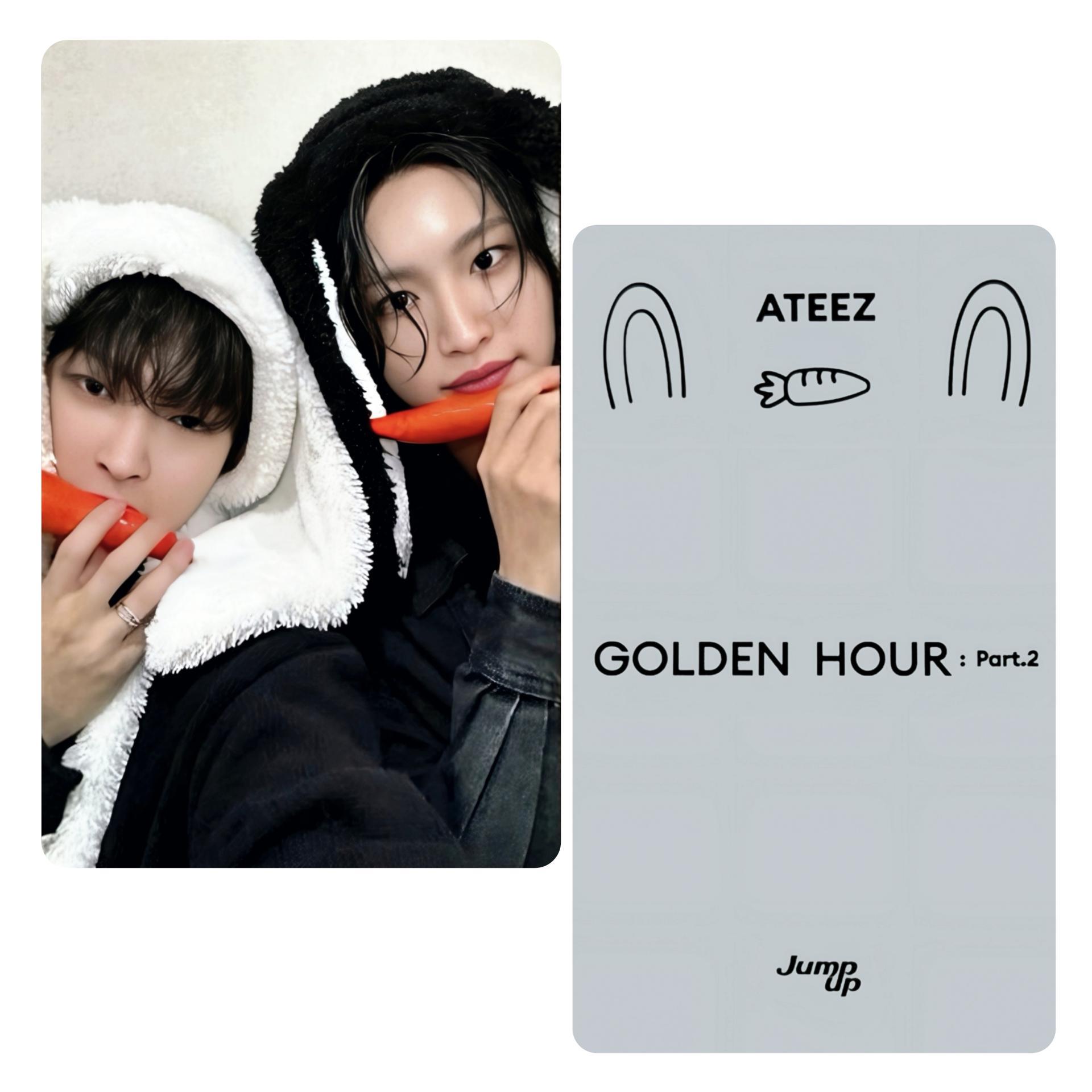 Ateez :  Golden Hour 2 Jump Up Hongjoong/Seonghwa Unit Photocards