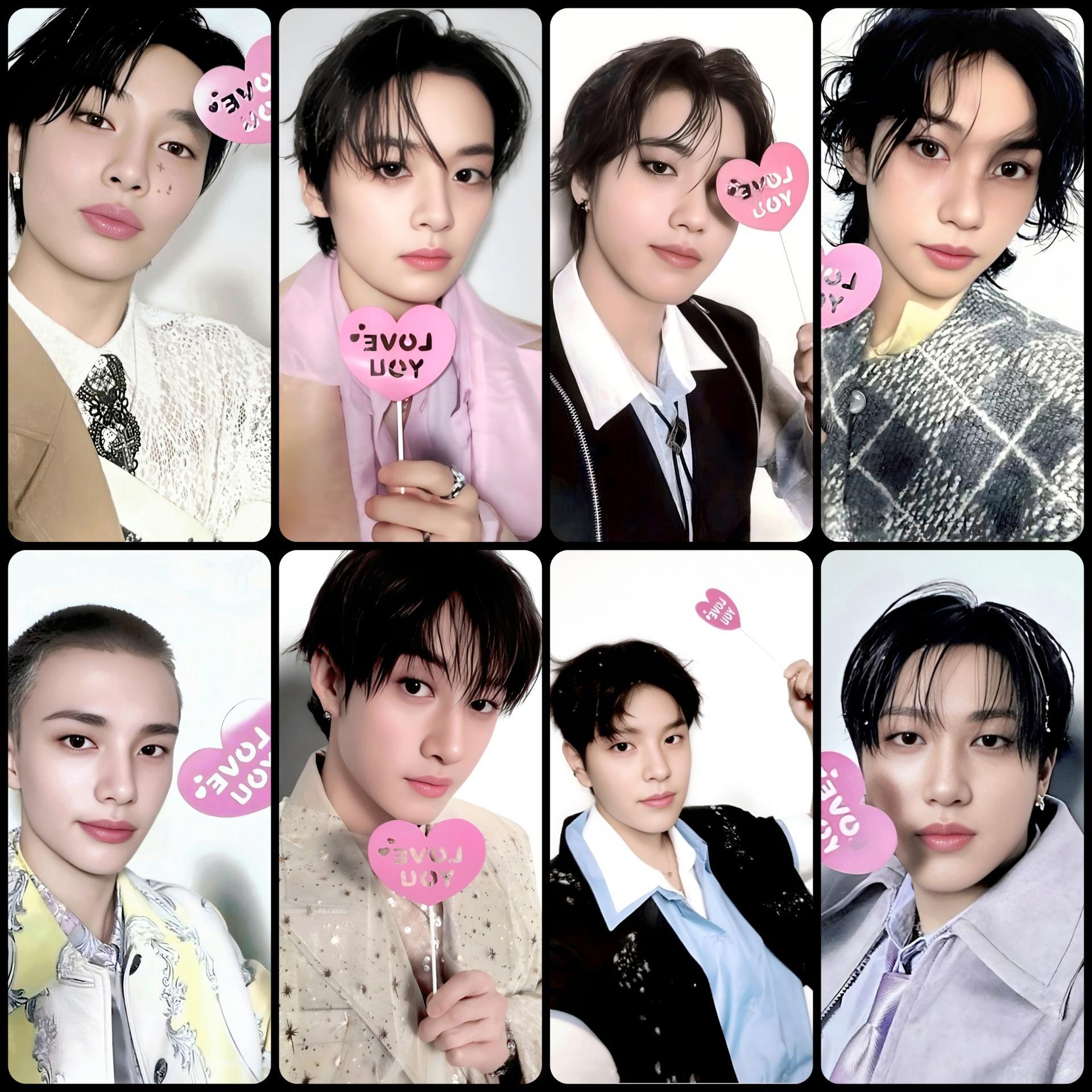 Stray Kids : Hollow Japan Fan club Double Sided Photocards